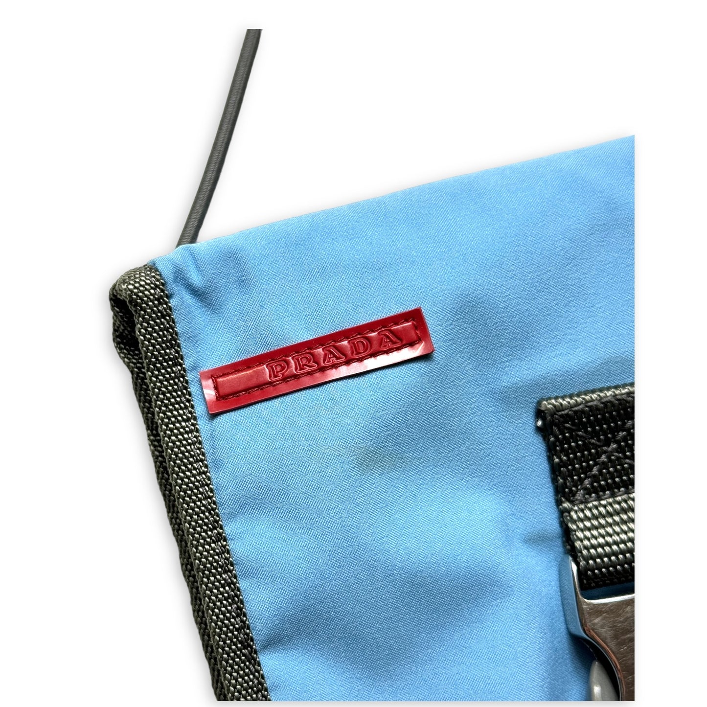 Early 2000's Prada Sport Blue Stash Bag