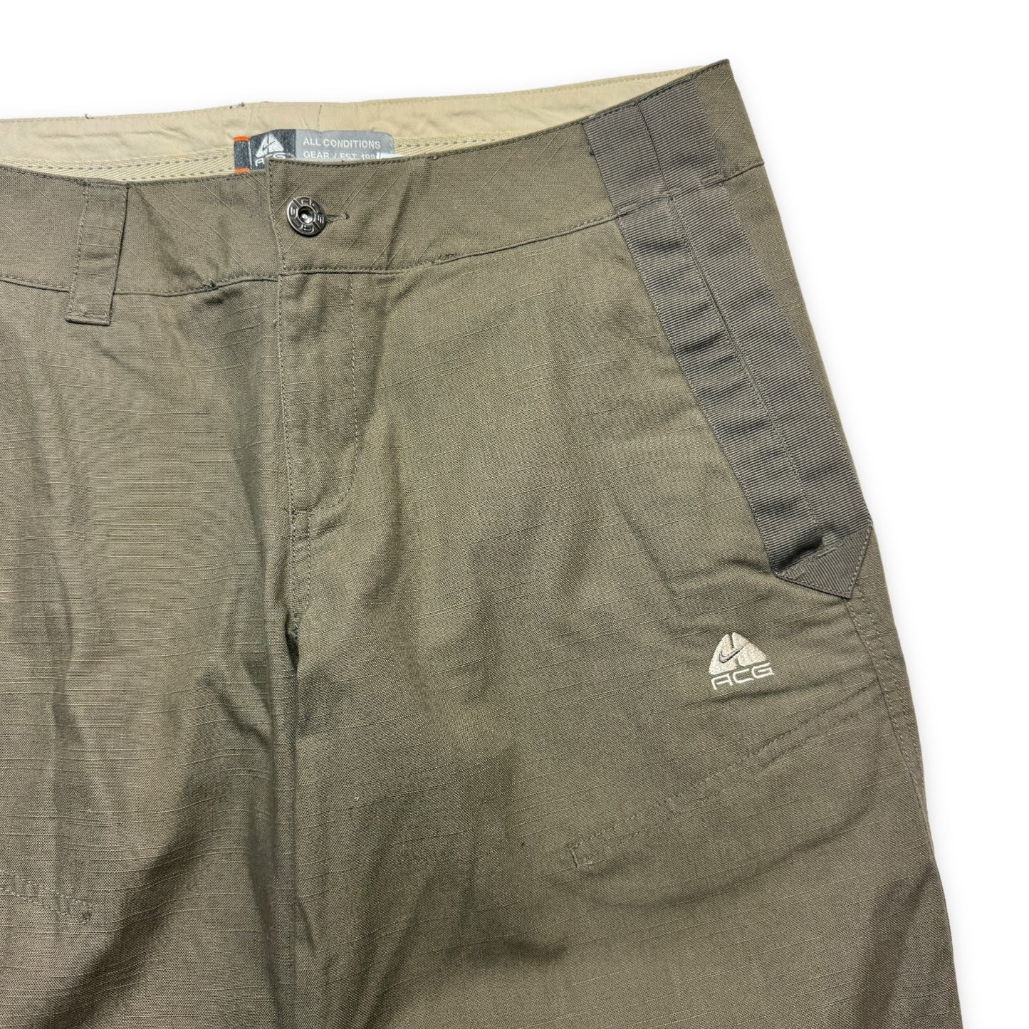 Nike ACG Khaki Heavy Cotton Straight Leg Pant