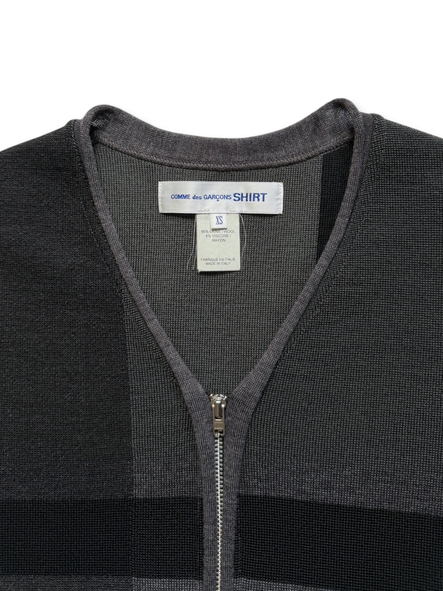 Comme Des Garcons SHIRT Zipped Cardigan