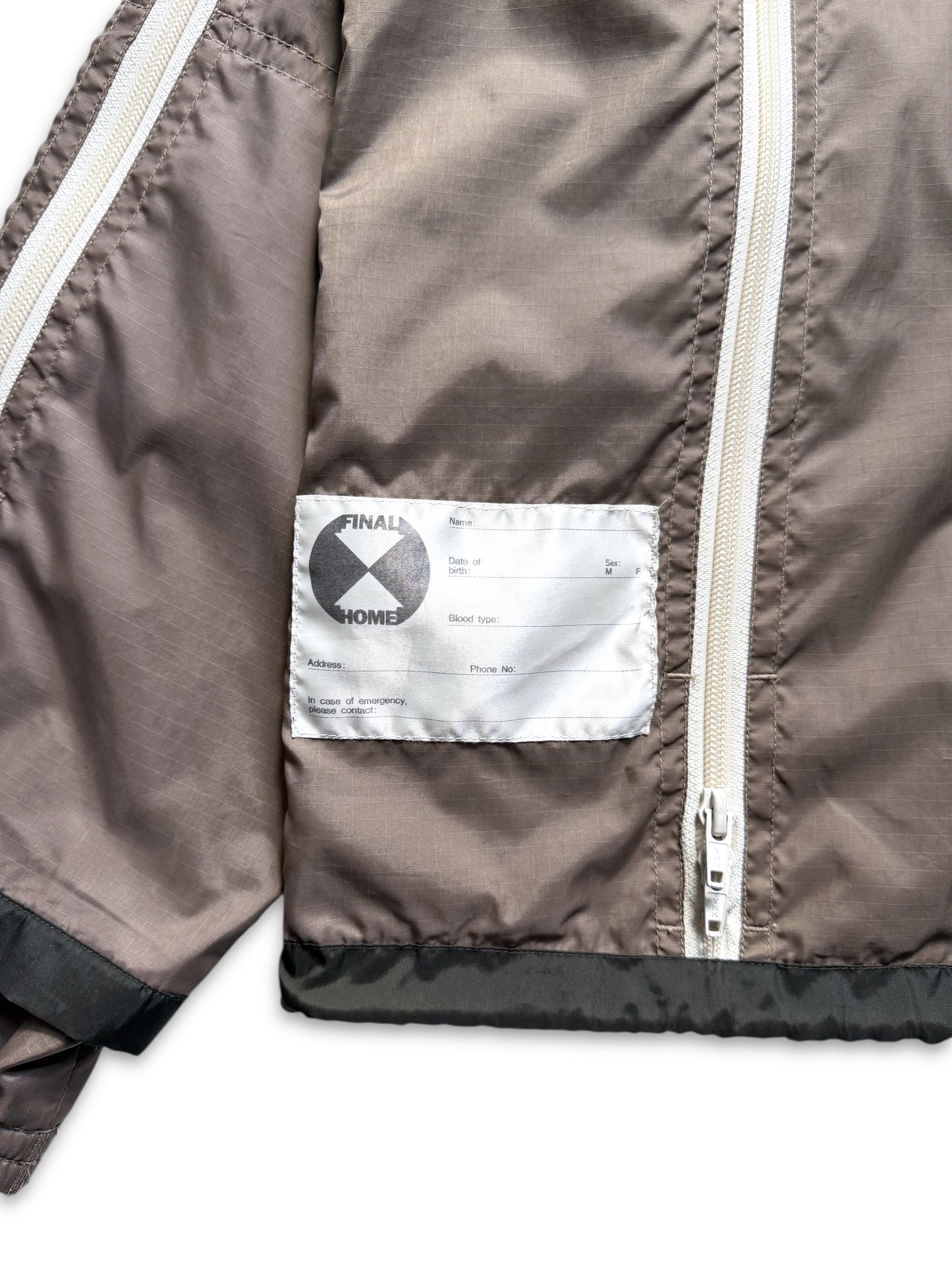 1990's Final Home Brown Survival Hooded Jacket
