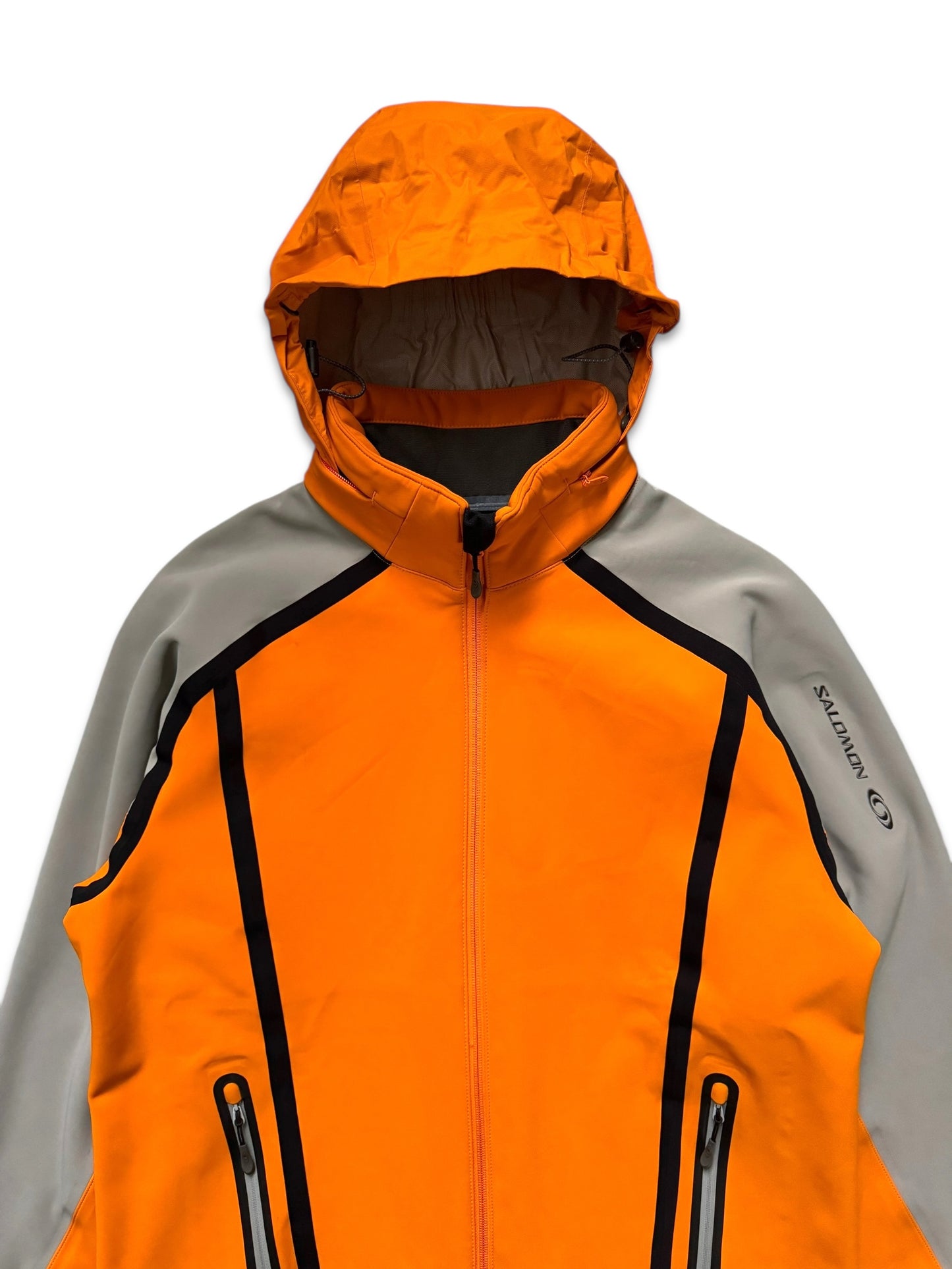 Early 2000’s Salomon Neoprene/Fleece ClimaPro Orange Jacket