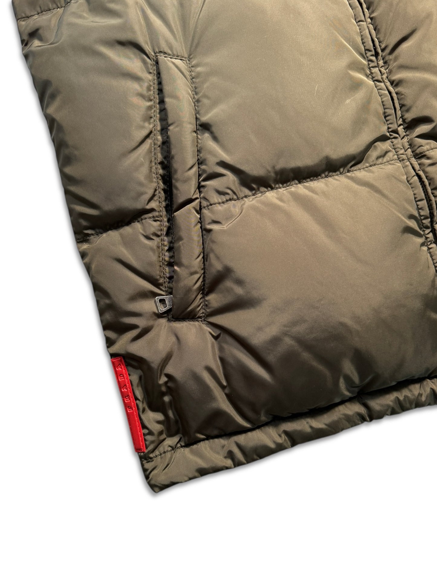 Early 2000’s Prada Sport Deep Khaki Padded Gilet