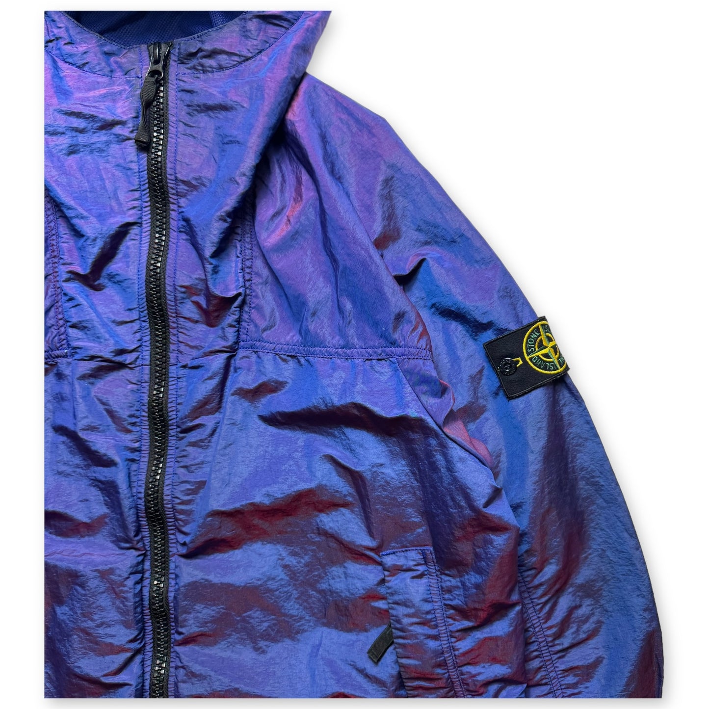Stone Island Hooded Weft Jacket - Large / Extra Large