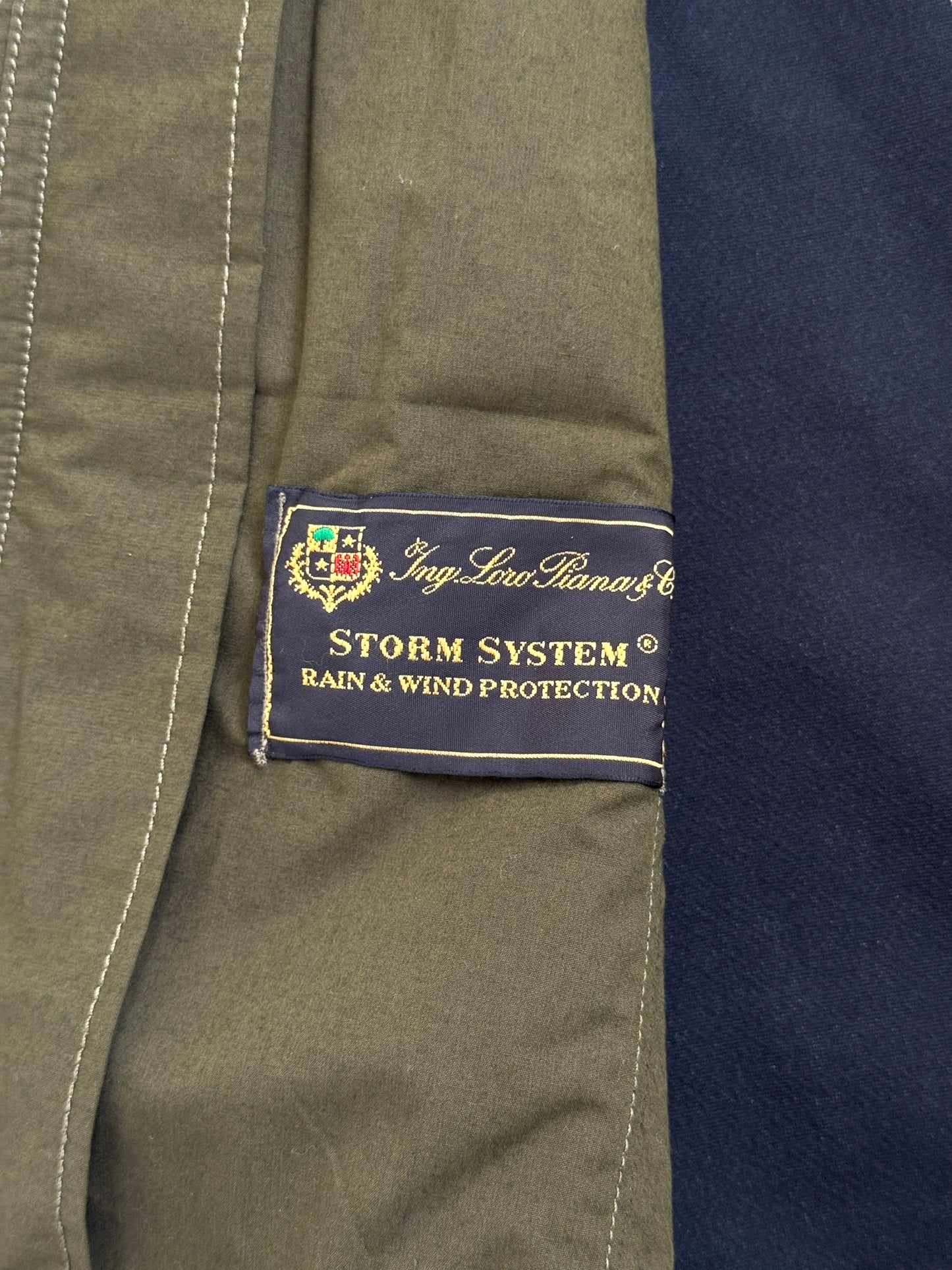 1999 Maharishi Loro Piana Storm System Wool 3M Reflective Curved Hem Jacket