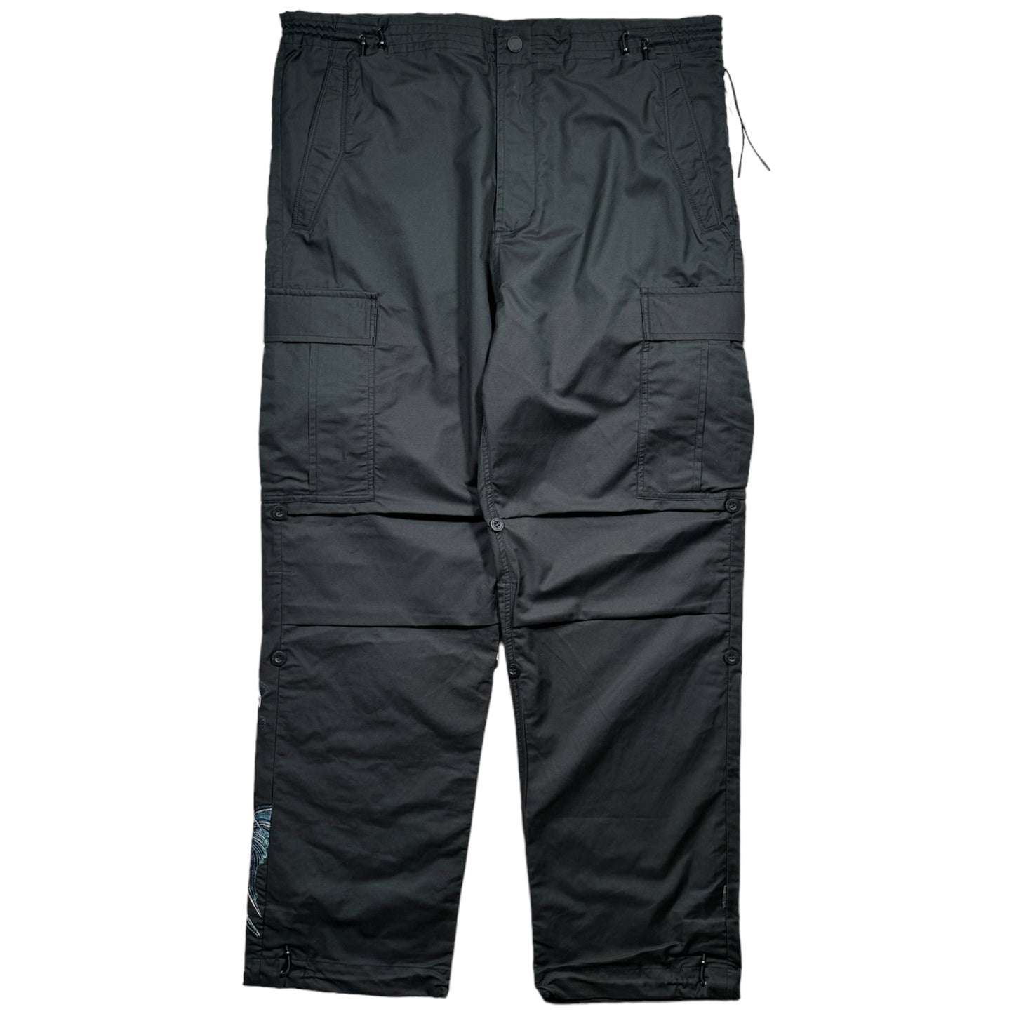 SS23' Maharishi Dark Grey Embroidered Dragon Snopants - Small / Medium / Extra Large