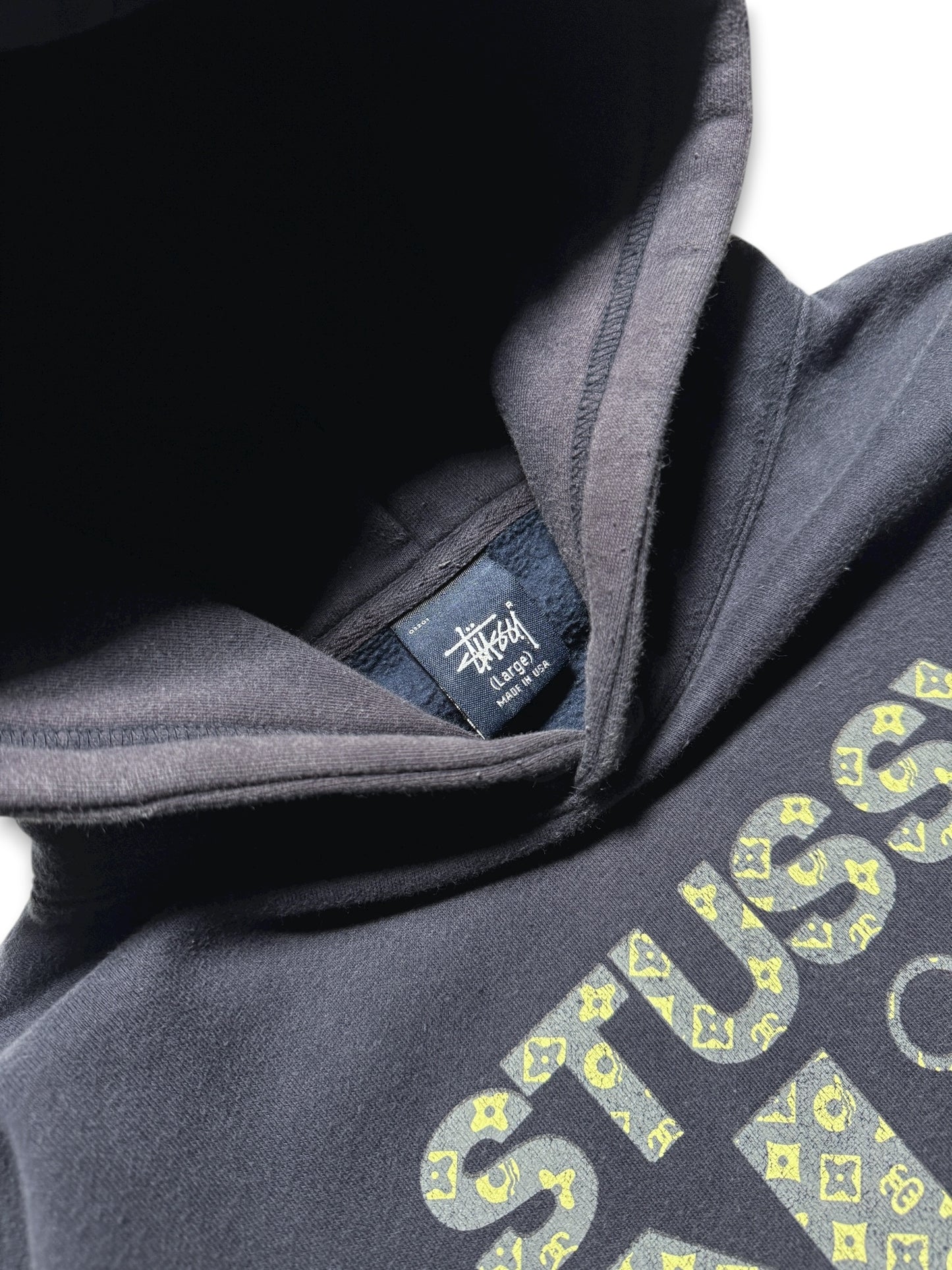 1990's Stüssy LV Monogram Hoodie