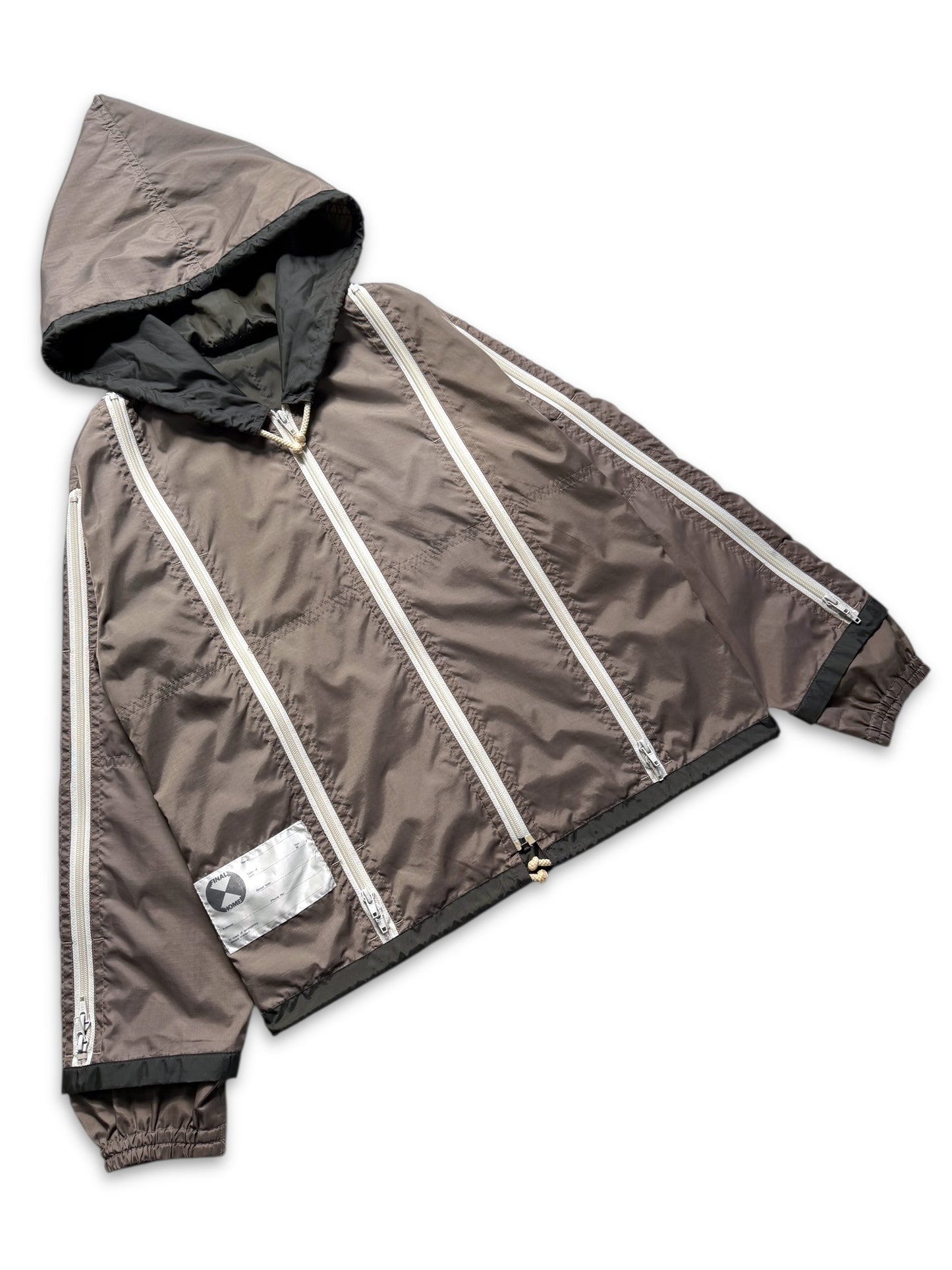 1990's Final Home Brown Survival Hooded Jacket