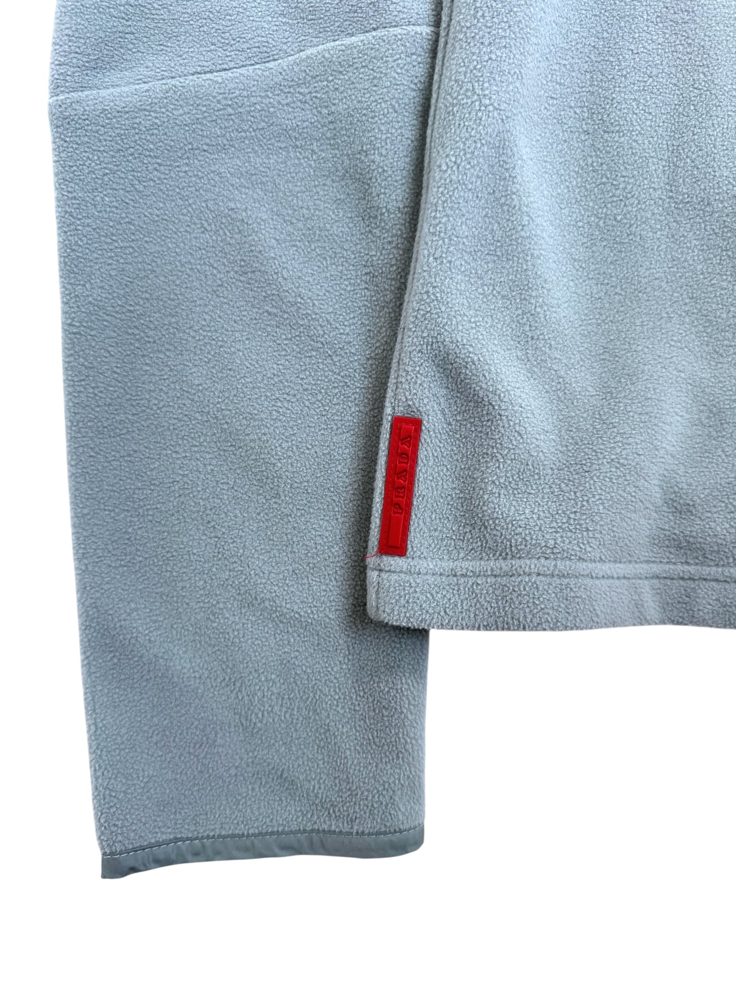 SS99’ Prada Sport Duck Egg Baby Blue/Grey Roll Neck Fleece