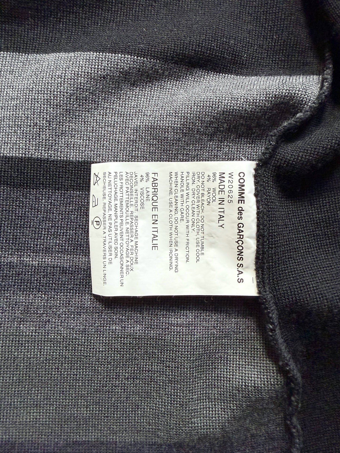 Comme Des Garcons SHIRT Zipped Cardigan