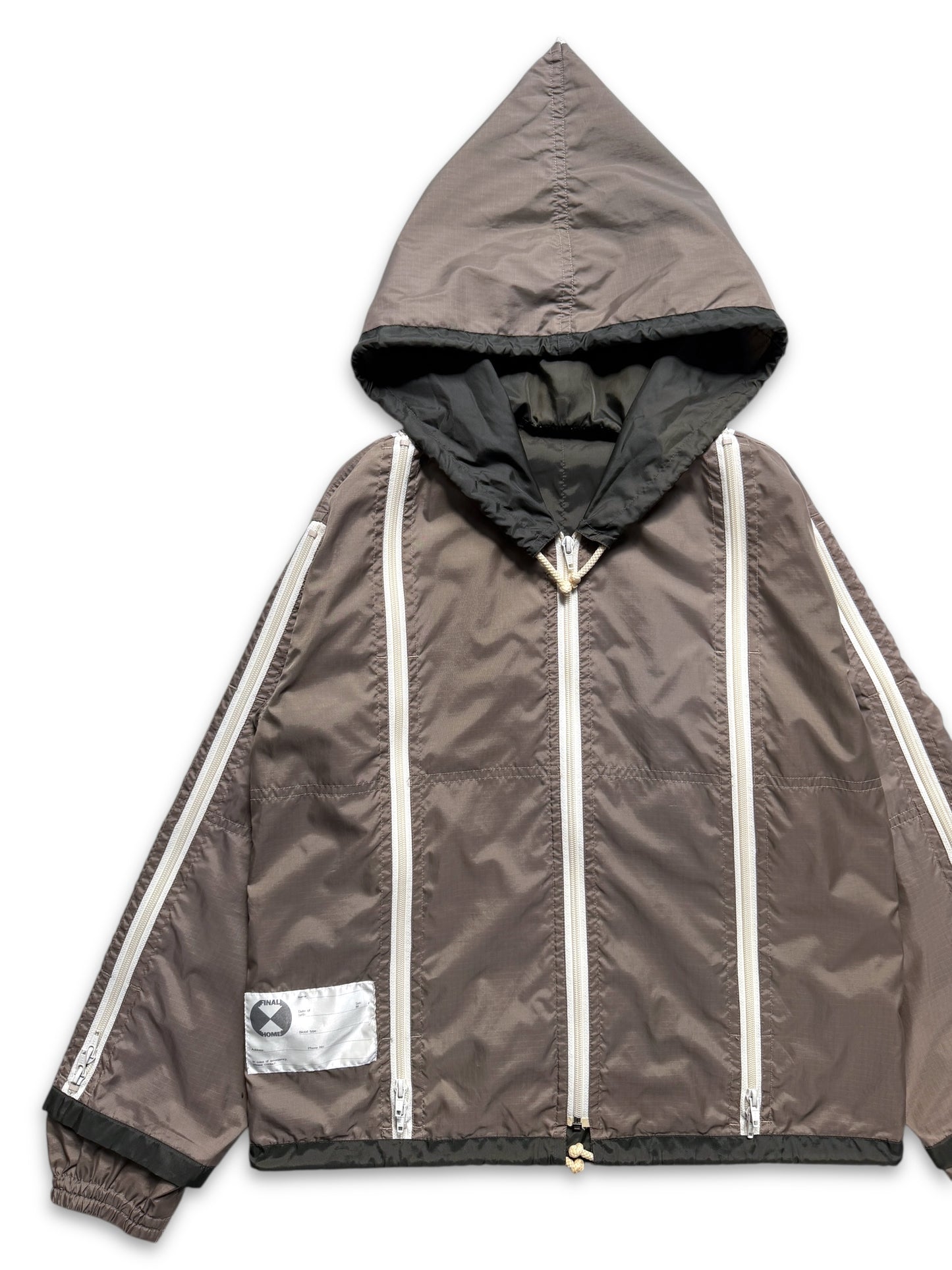 1990's Final Home Brown Survival Hooded Jacket