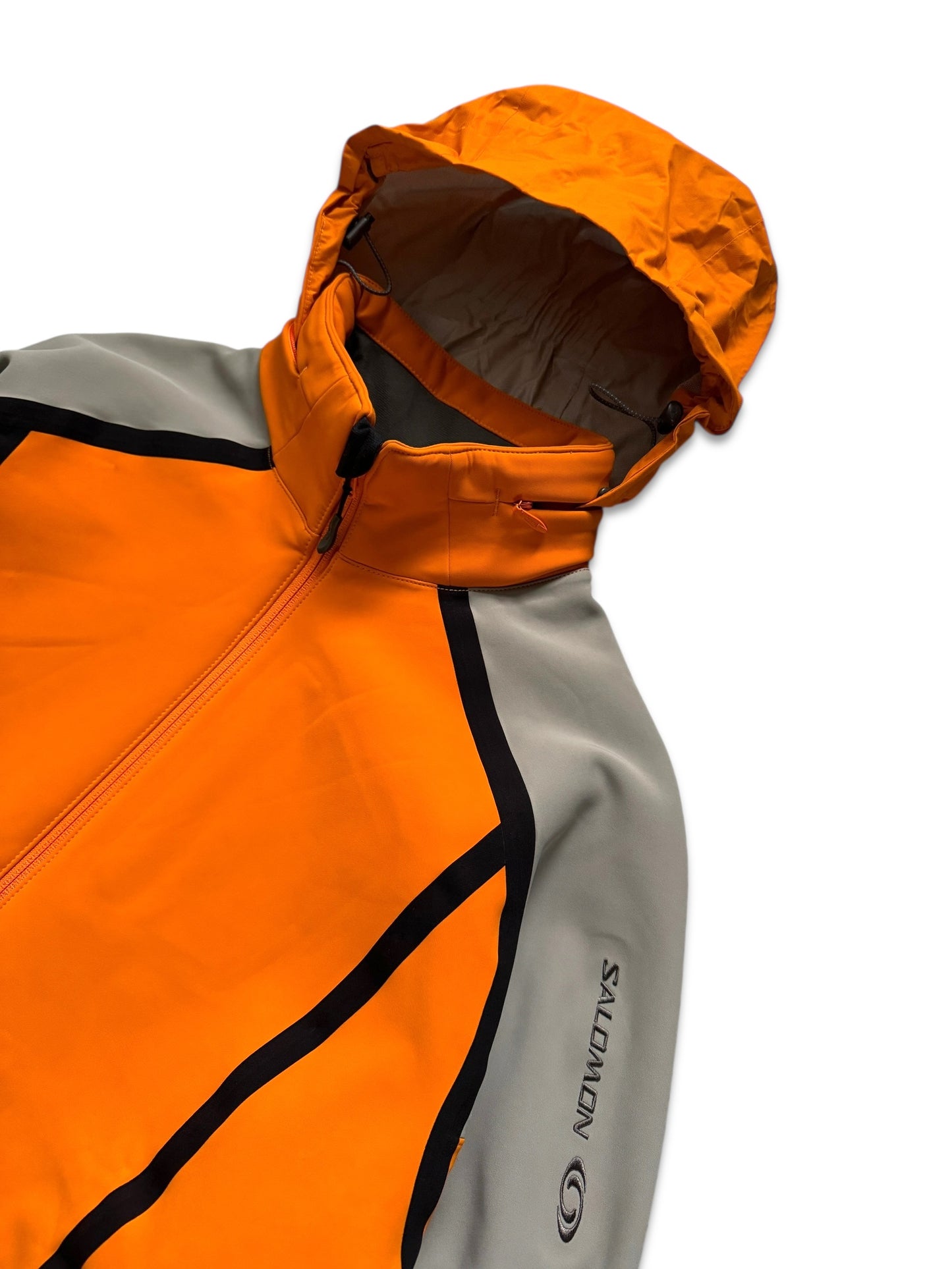 Early 2000’s Salomon Neoprene/Fleece ClimaPro Orange Jacket