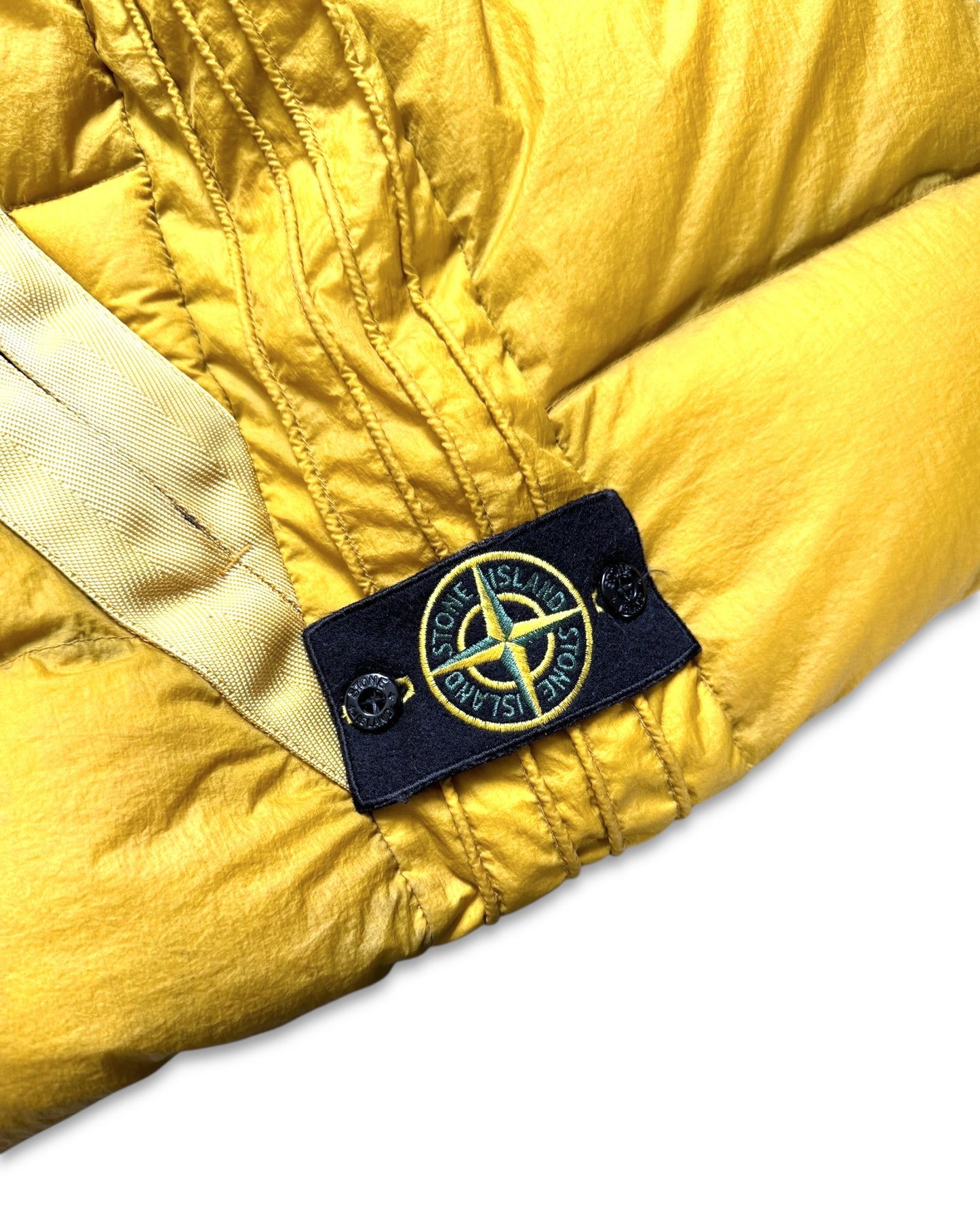 AW08’ Stone Island Opaque Bright Yellow Padded Goose Down Vest