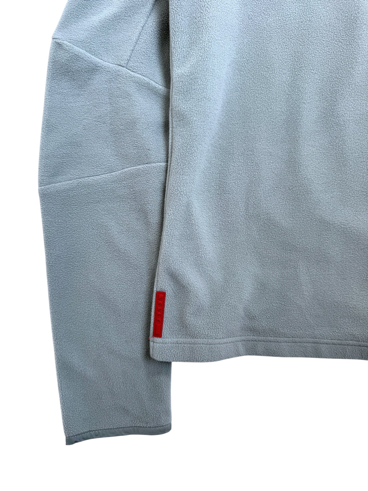 SS99’ Prada Sport Duck Egg Baby Blue/Grey Roll Neck Fleece
