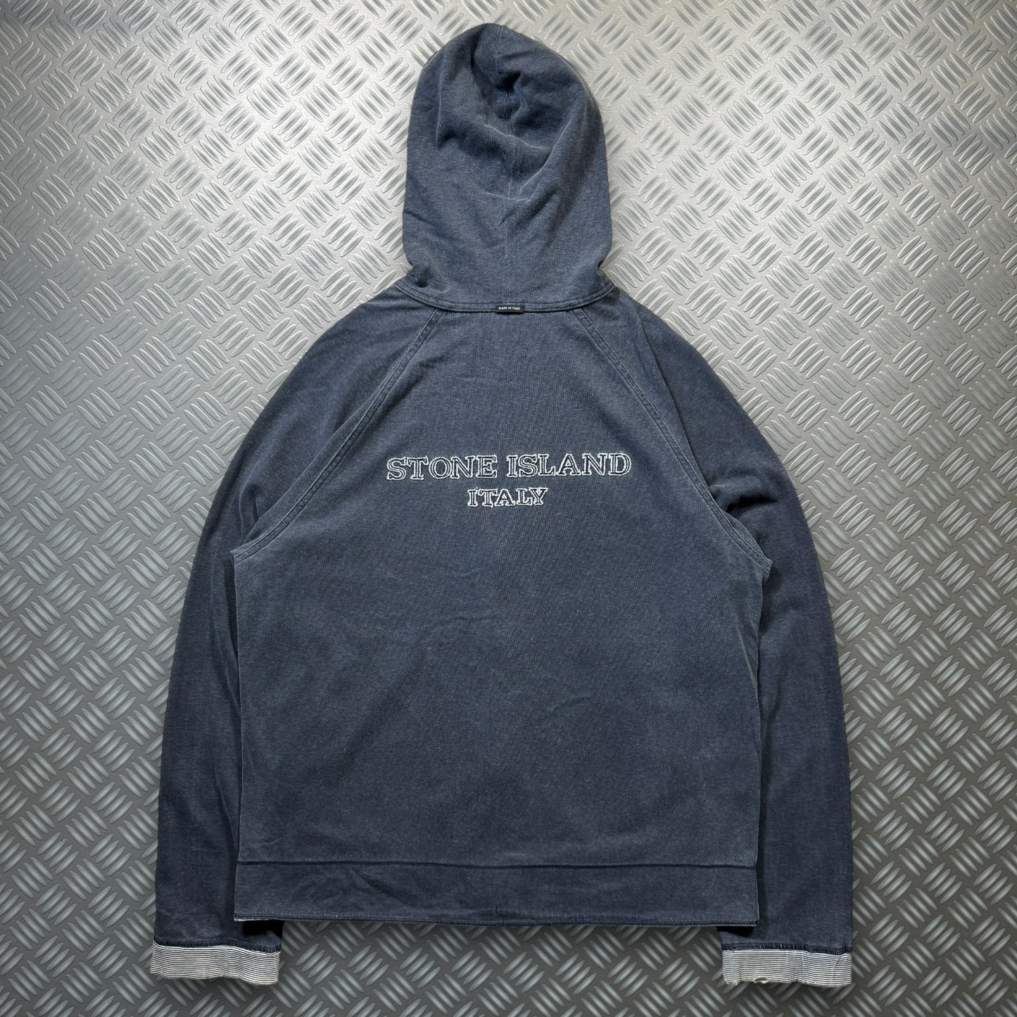 Stone Island Marina 'Inside Out' Reversible Hoodie - Large