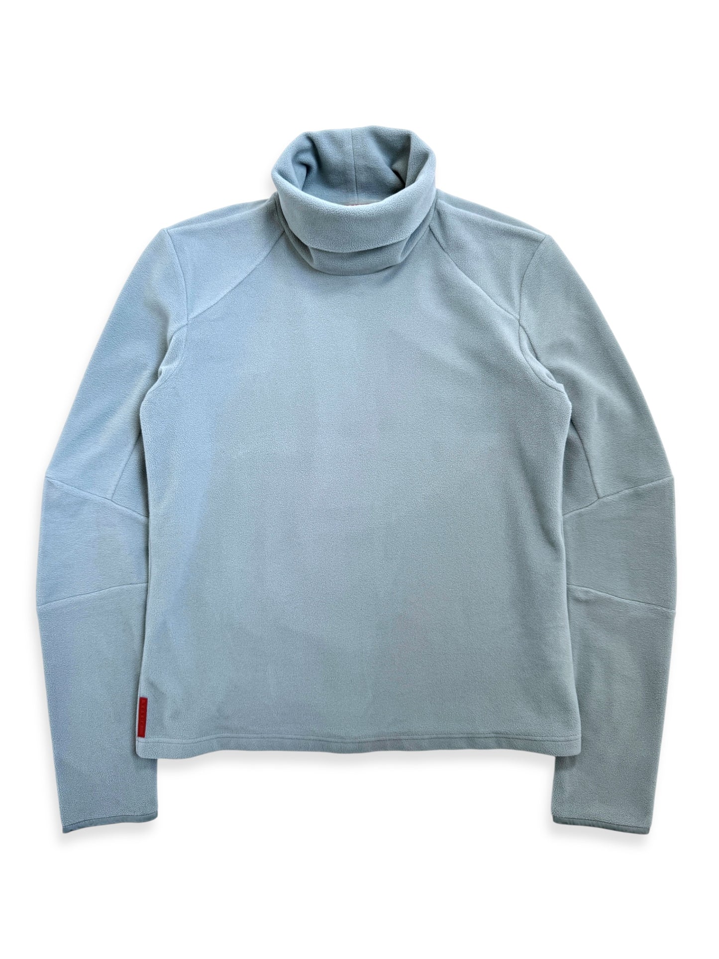 SS99’ Prada Sport Duck Egg Baby Blue/Grey Roll Neck Fleece
