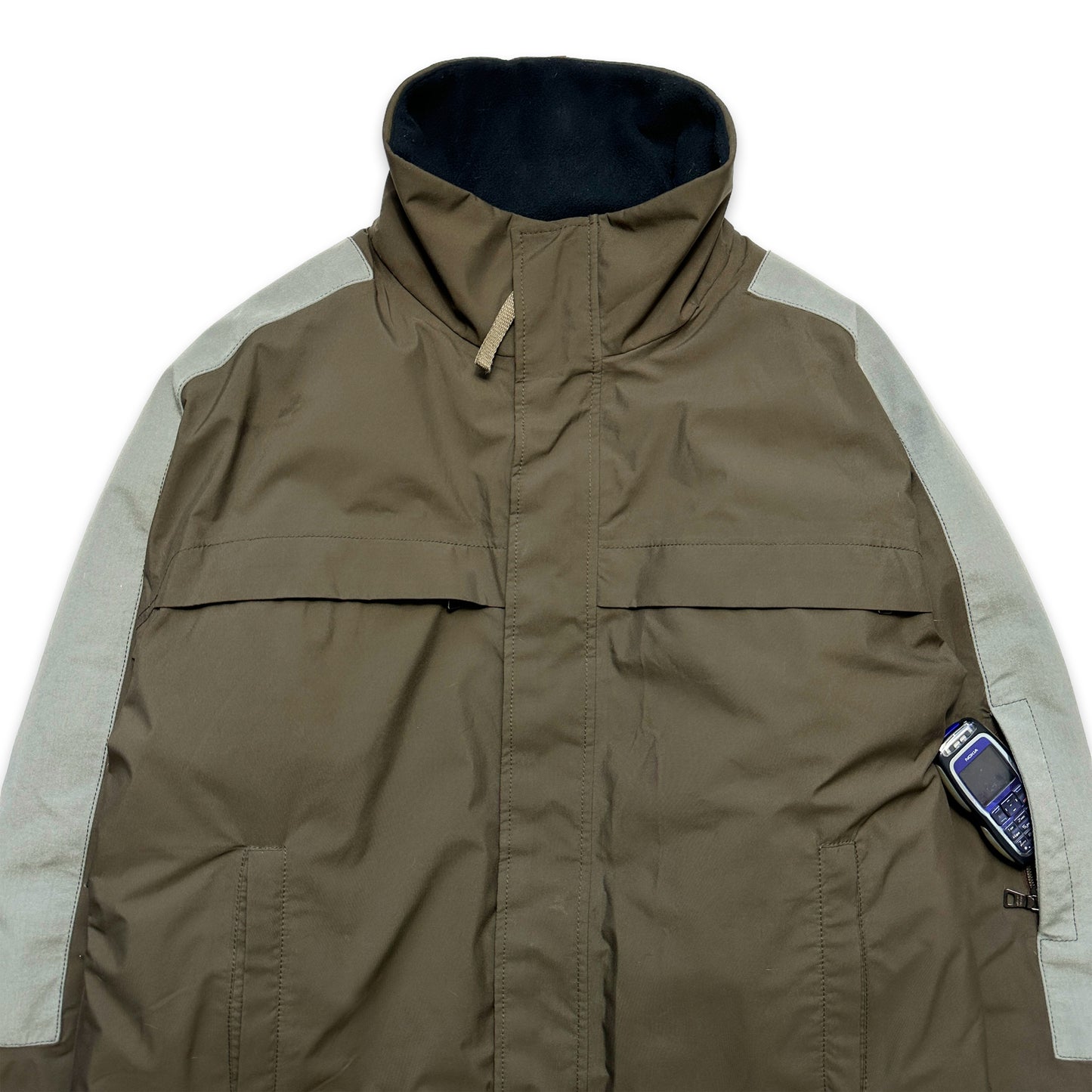 Veste Prada Sport Luna Rossa Vert Kaki/Gris Gore-Tex Skii - Moyen / Grand