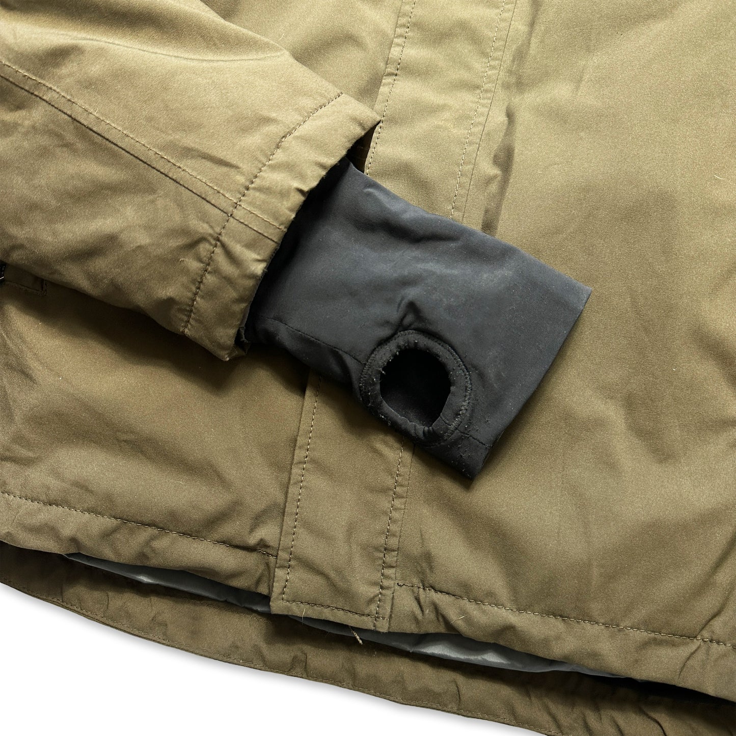 Veste Prada Sport Luna Rossa Vert Kaki/Gris Gore-Tex Skii - Moyen / Grand