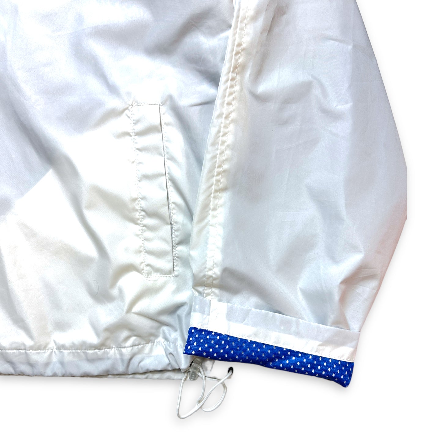Adolfo Domínguez Pure White Asymmetrical Zip Jacket - Medium/Large
