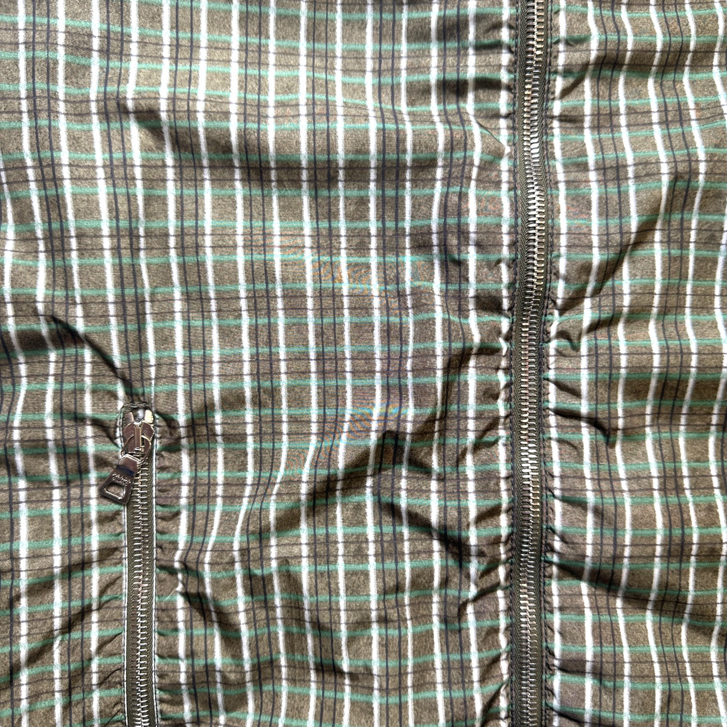 Prada Linea Rossa Veste à carreaux en nylon - Moyen