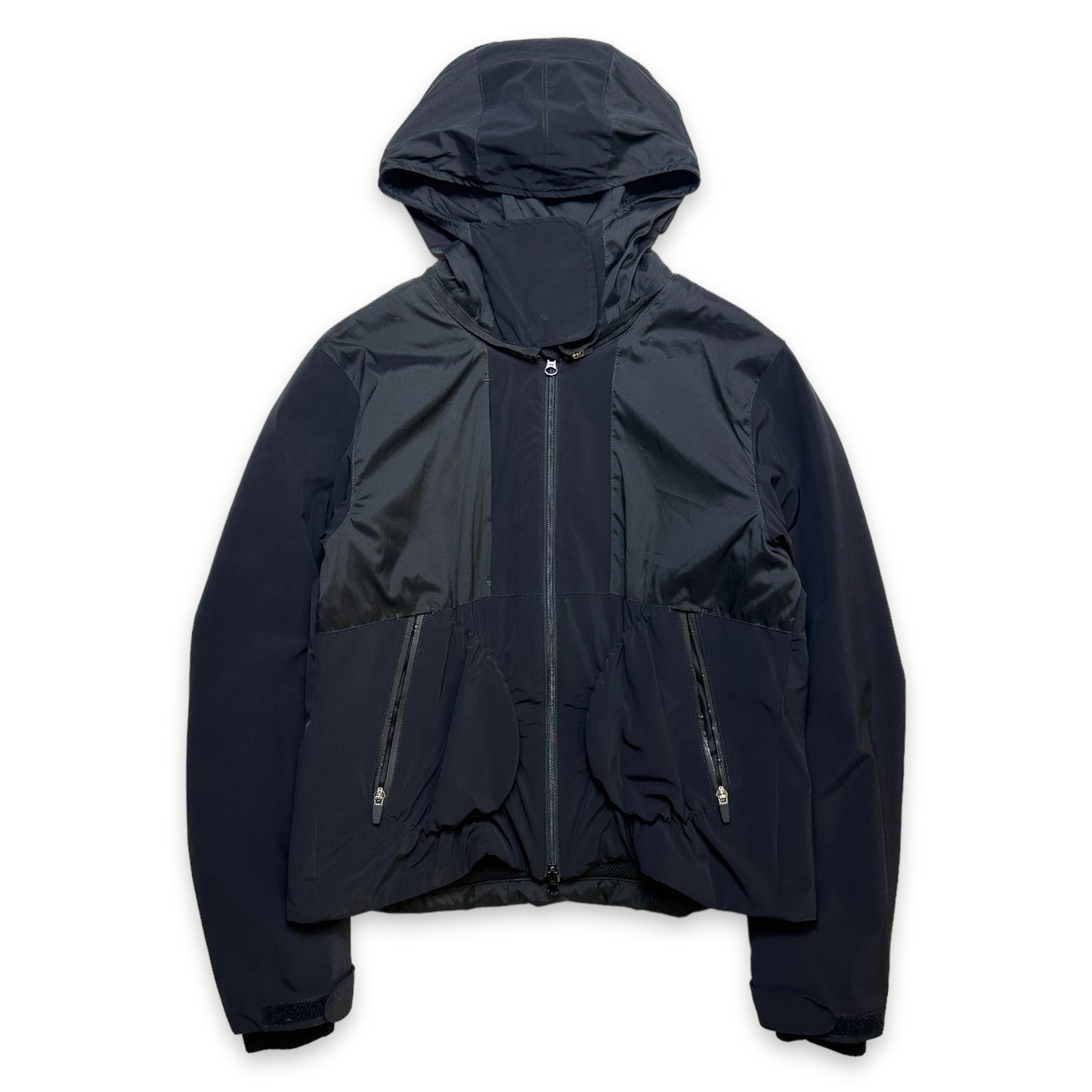 Early 2000’s Marithe + Francois Girbaud Jet Black 2in1 Jackpack