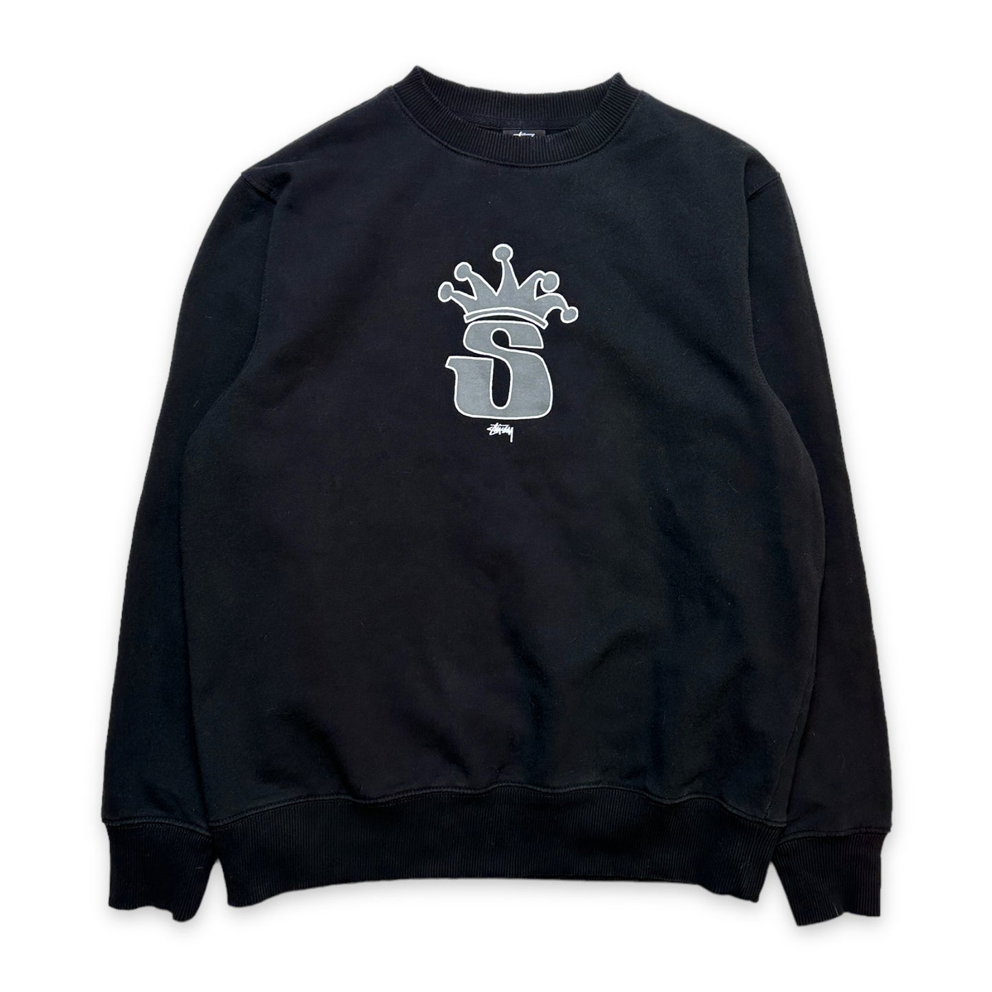 Stüssy Crown Logo Crewneck - Small / Medium