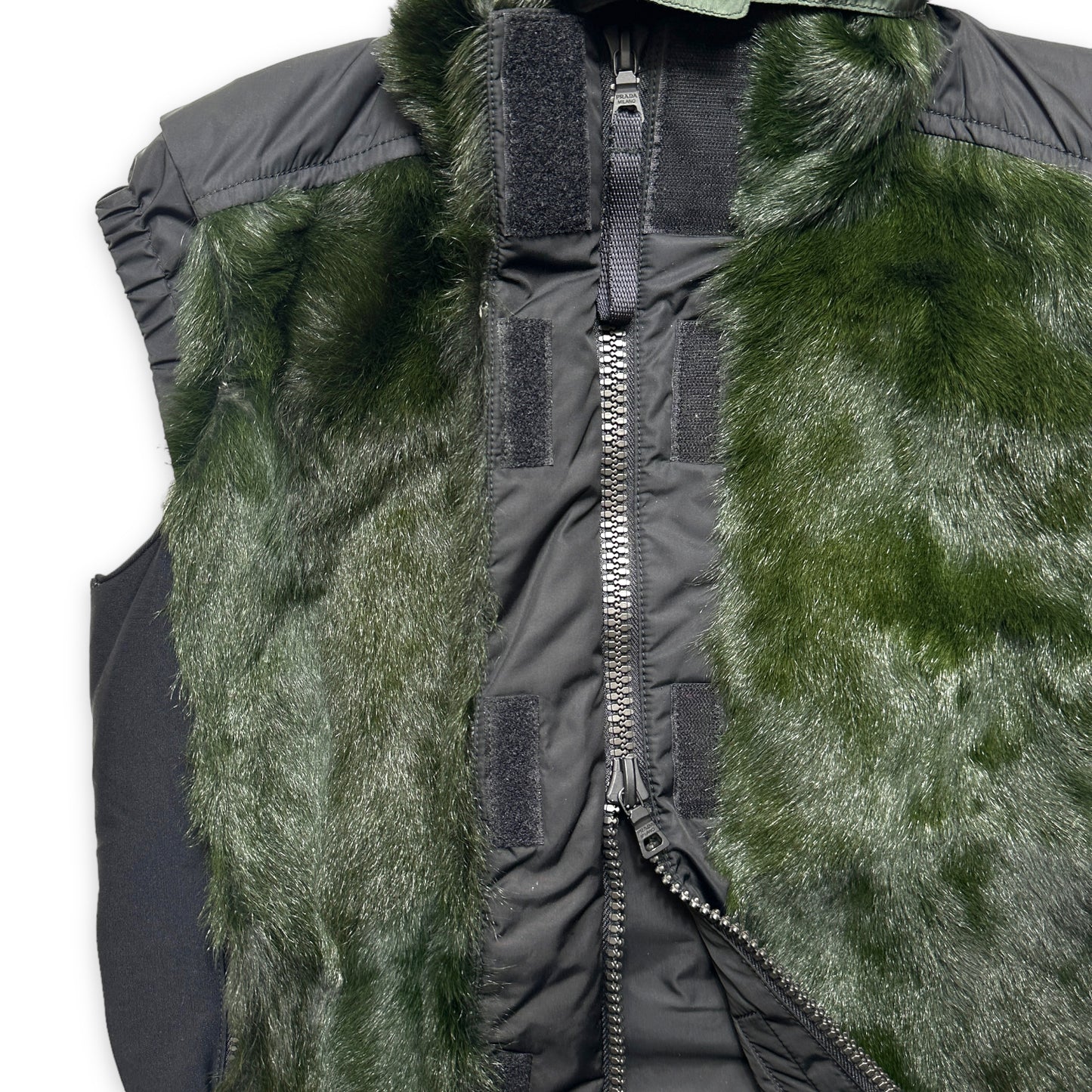 FW99’ Prada Sport Dyed Goat Fur Vest - Small