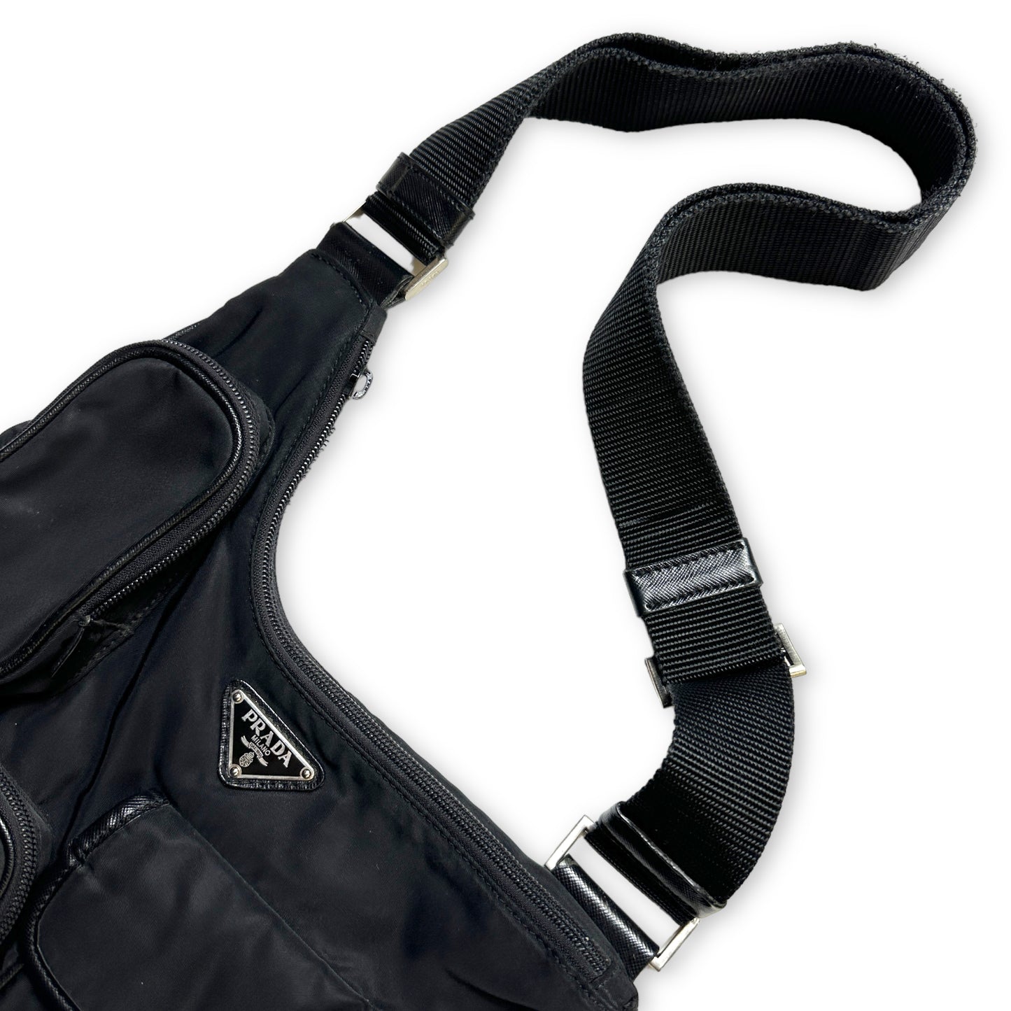 Prada Milano Sac bandoulière multi-poches