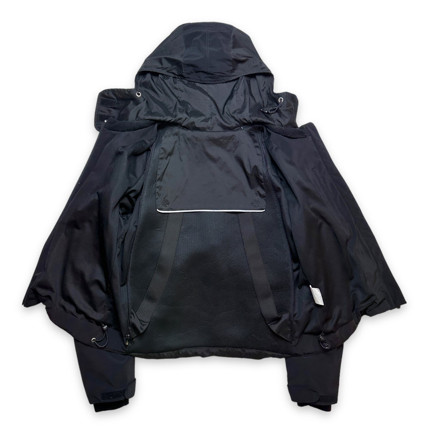 Early 2000’s Marithe + Francois Girbaud Jet Black 2in1 Jackpack