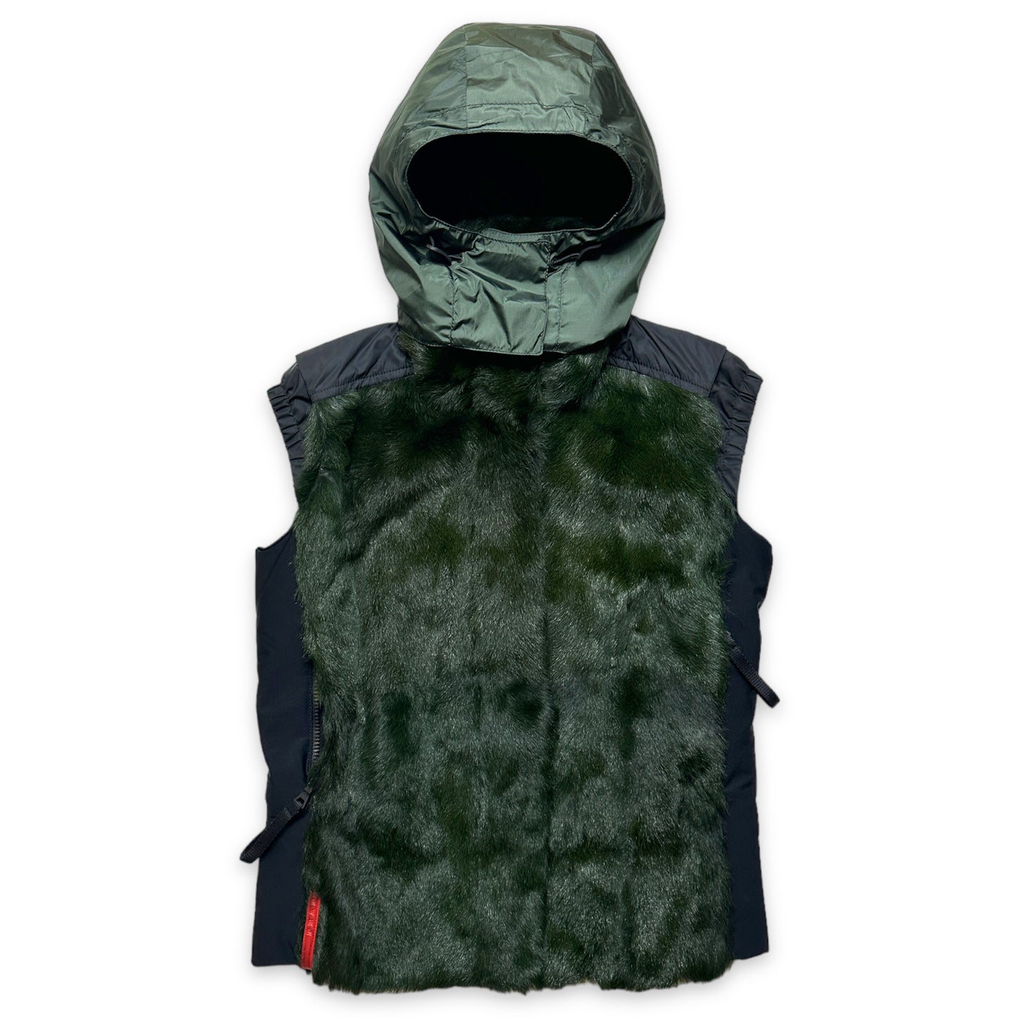 FW99’ Prada Sport Dyed Goat Fur Vest - Small