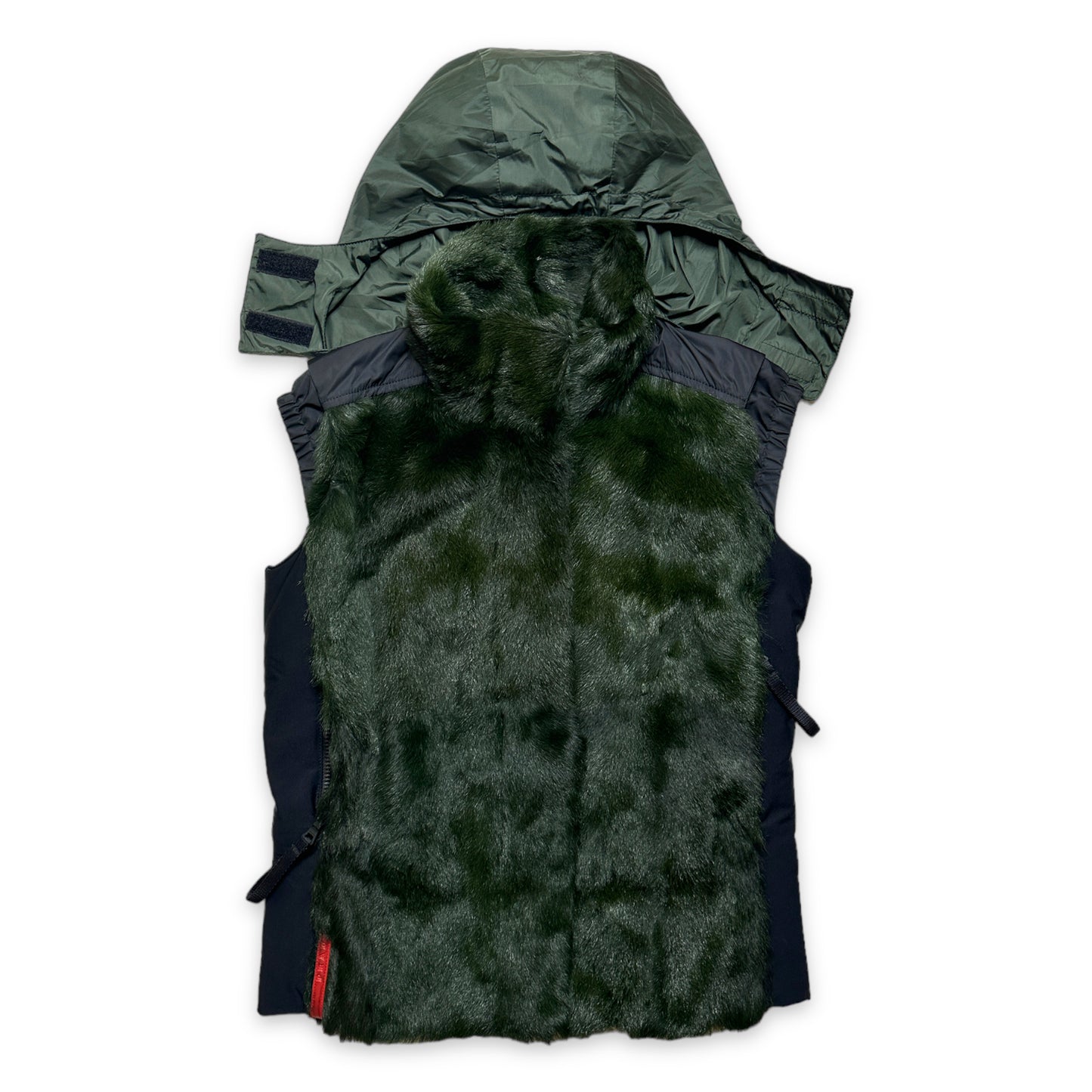 FW99’ Prada Sport Dyed Goat Fur Vest - Small
