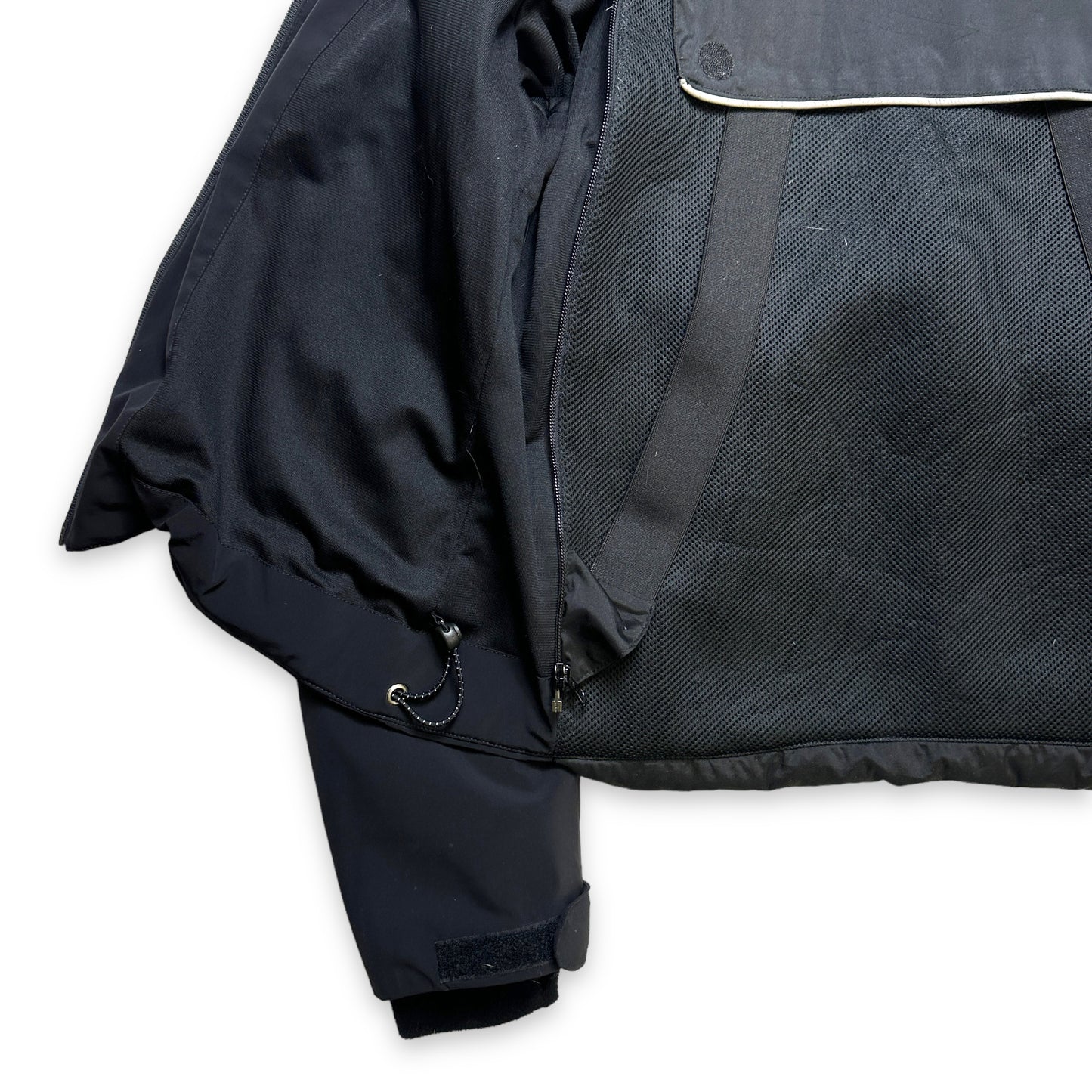 Early 2000’s Marithe + Francois Girbaud Jet Black 2in1 Jackpack