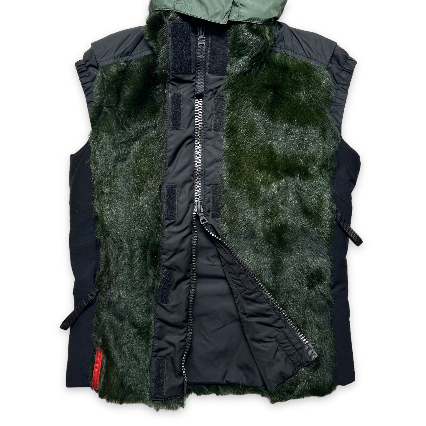 FW99’ Prada Sport Dyed Goat Fur Vest - Small