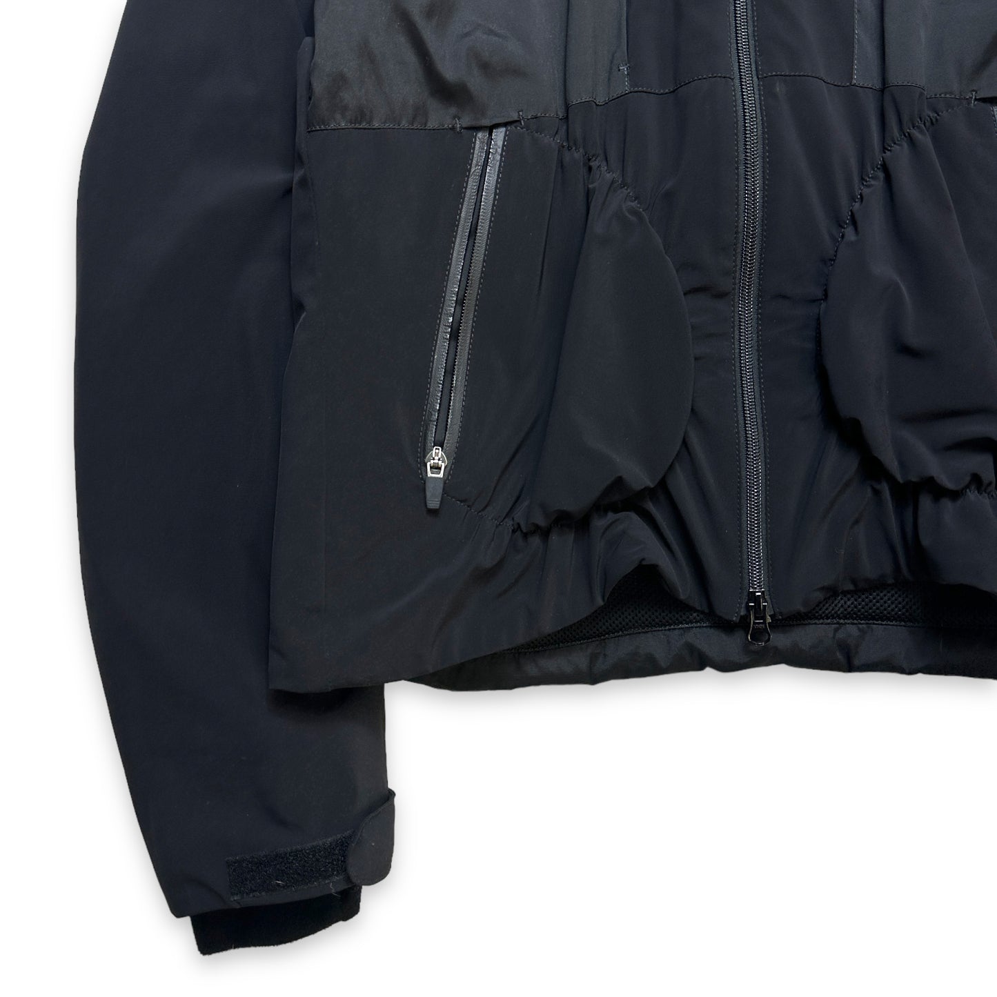 Early 2000’s Marithe + Francois Girbaud Jet Black 2in1 Jackpack