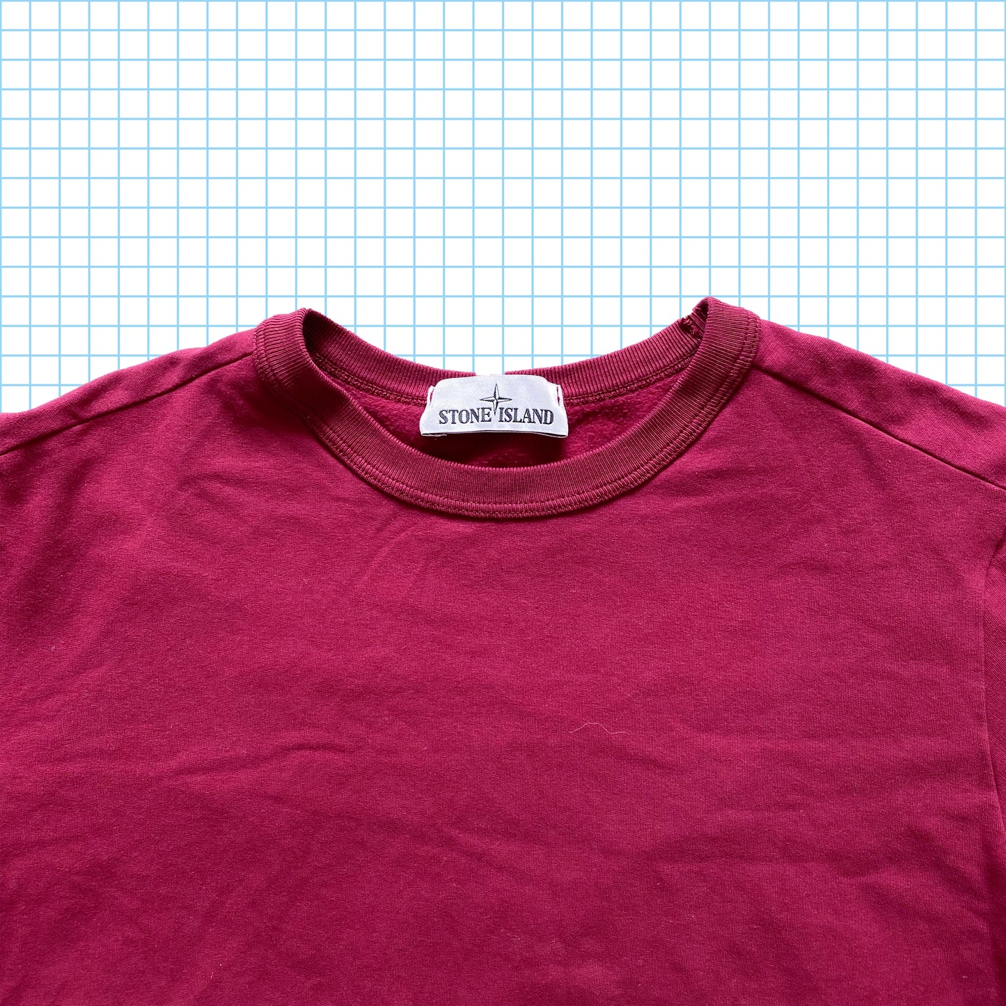 Stone Island Burgundy Crewneck AW18’ - Medium