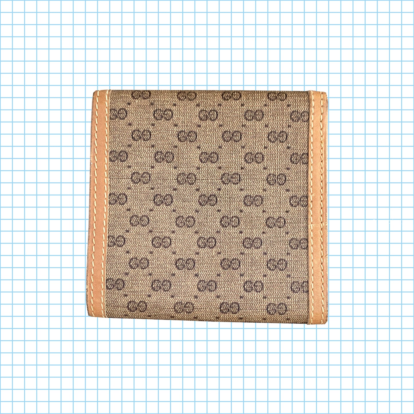 portefeuille Gucci authentique vintage des années 80