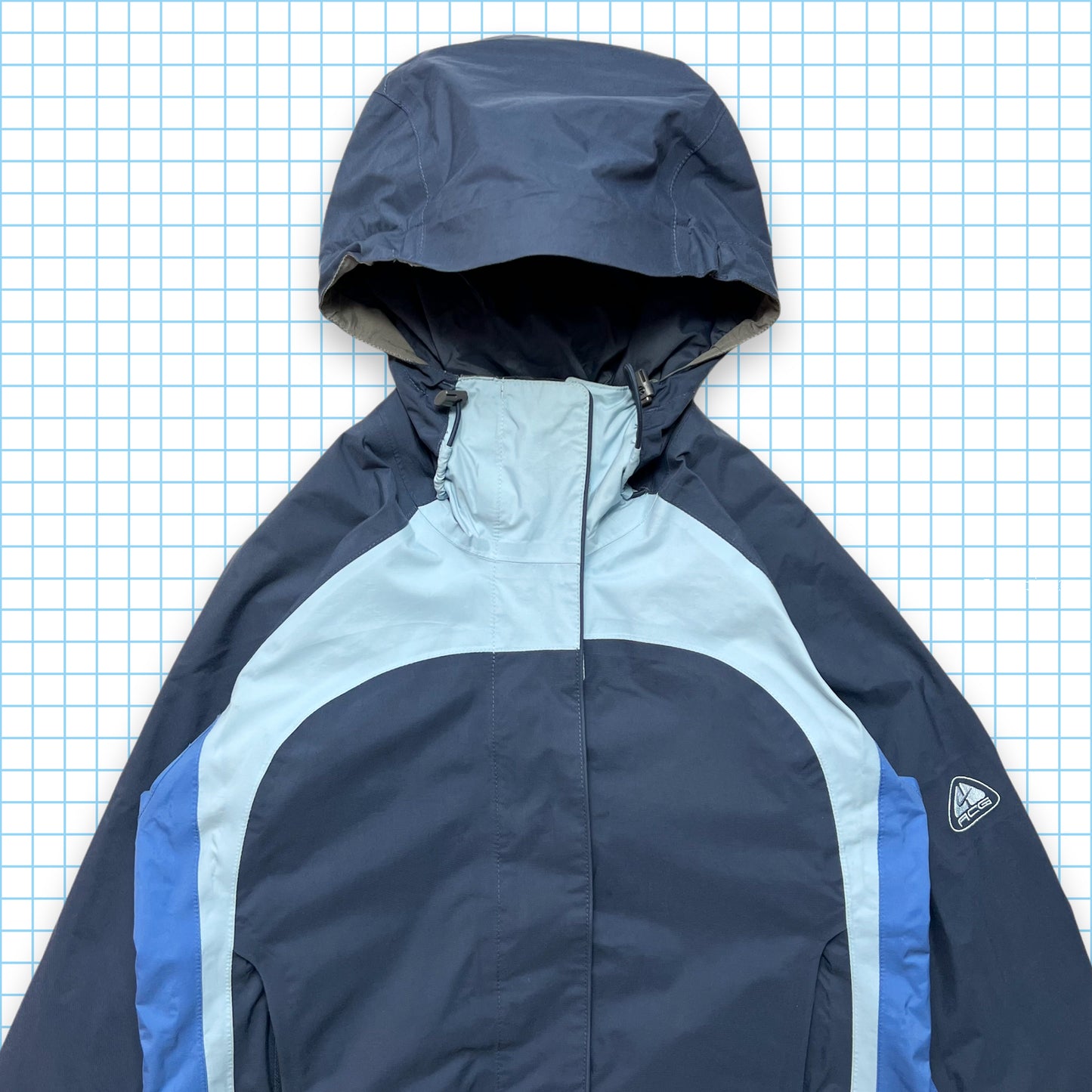 Nike ACG Split Panel Blue Storm-Fit Jacket Fall 03' - Medium