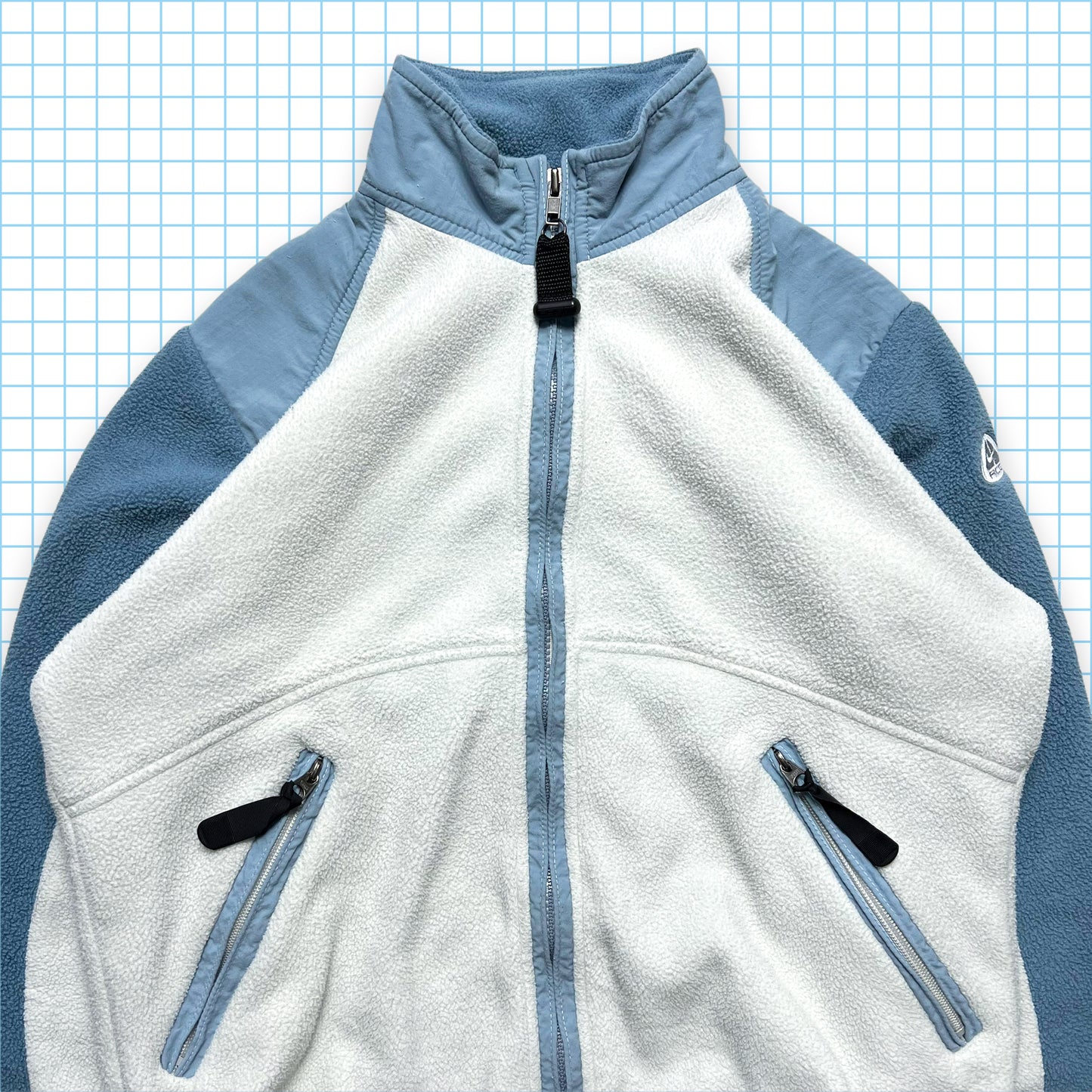 Nike ACG Blue/White Fleece - Small / Medium