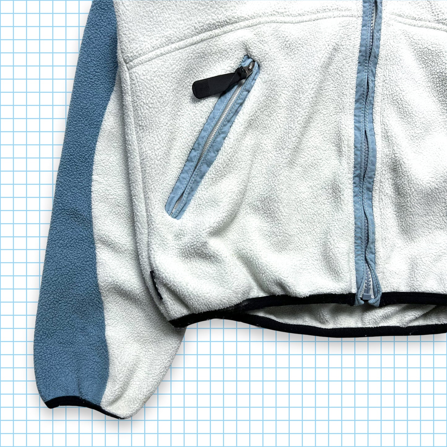 Nike ACG Blue/White Fleece - Small / Medium