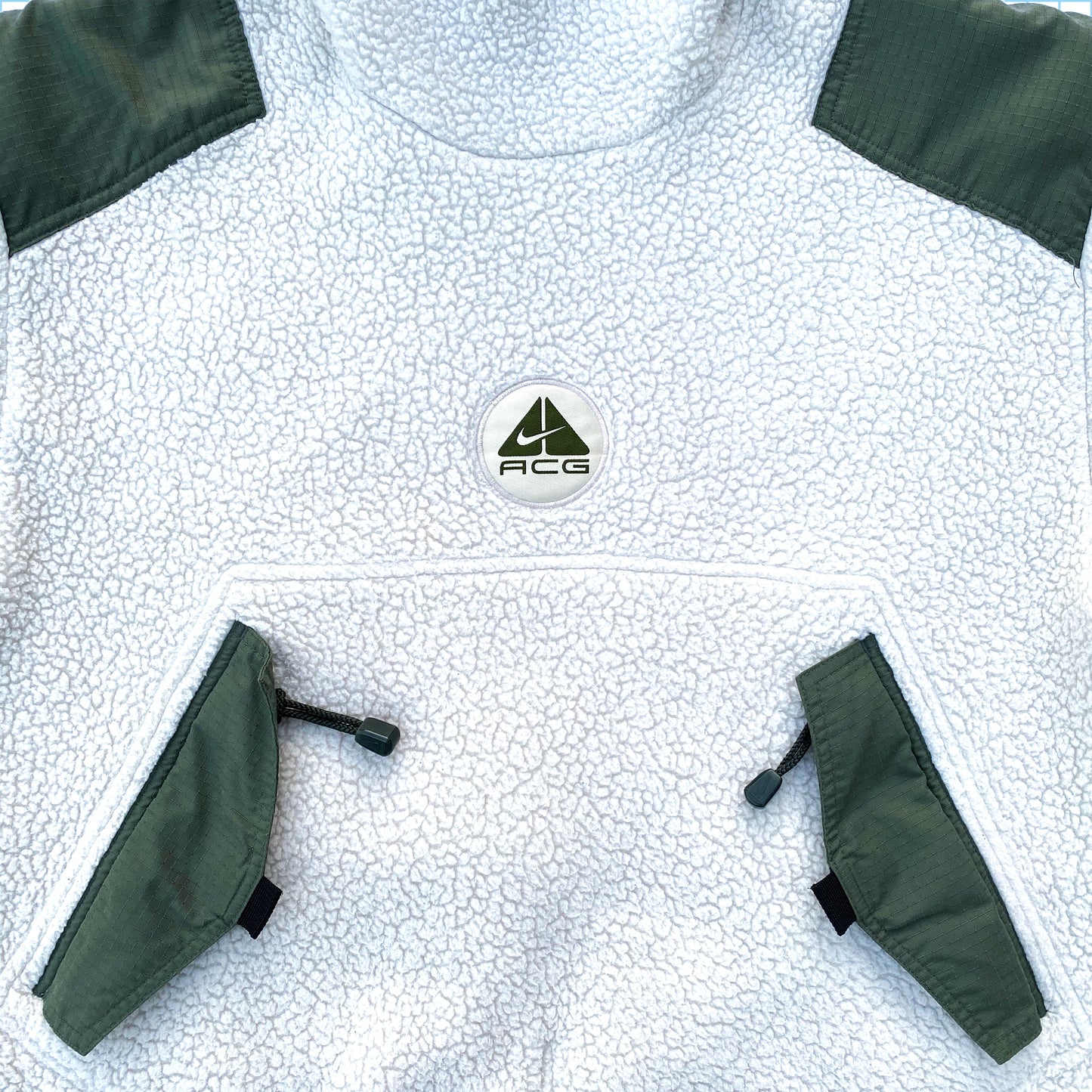 vintage 90's Nike ACG Sherpa Balaclava Sweat à capuche - Moyen