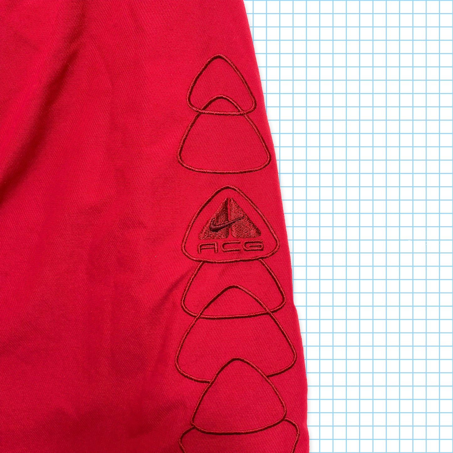 Nike ACG Nylon / Fleece Reversible Jacket Fall 00' - Large / Extra Large