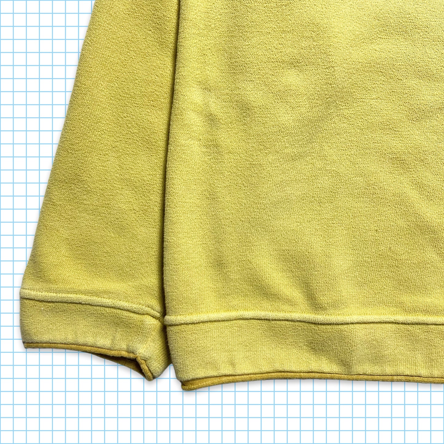 Vintage Stone Island Washed Yellow Crewneck AW95' - Medium / Large