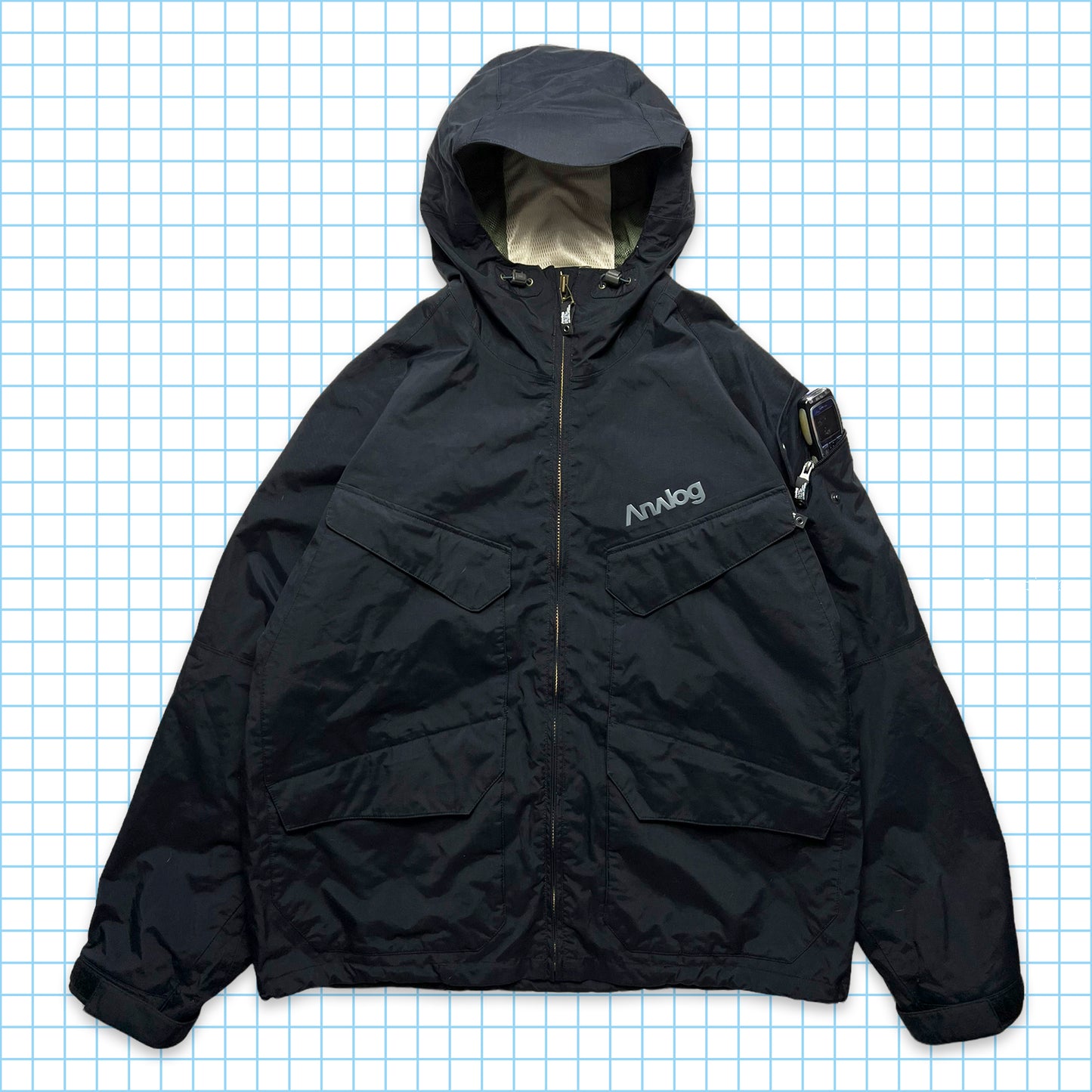 Analog Multi Pocket Stealth Black Jacket - Extra Large
