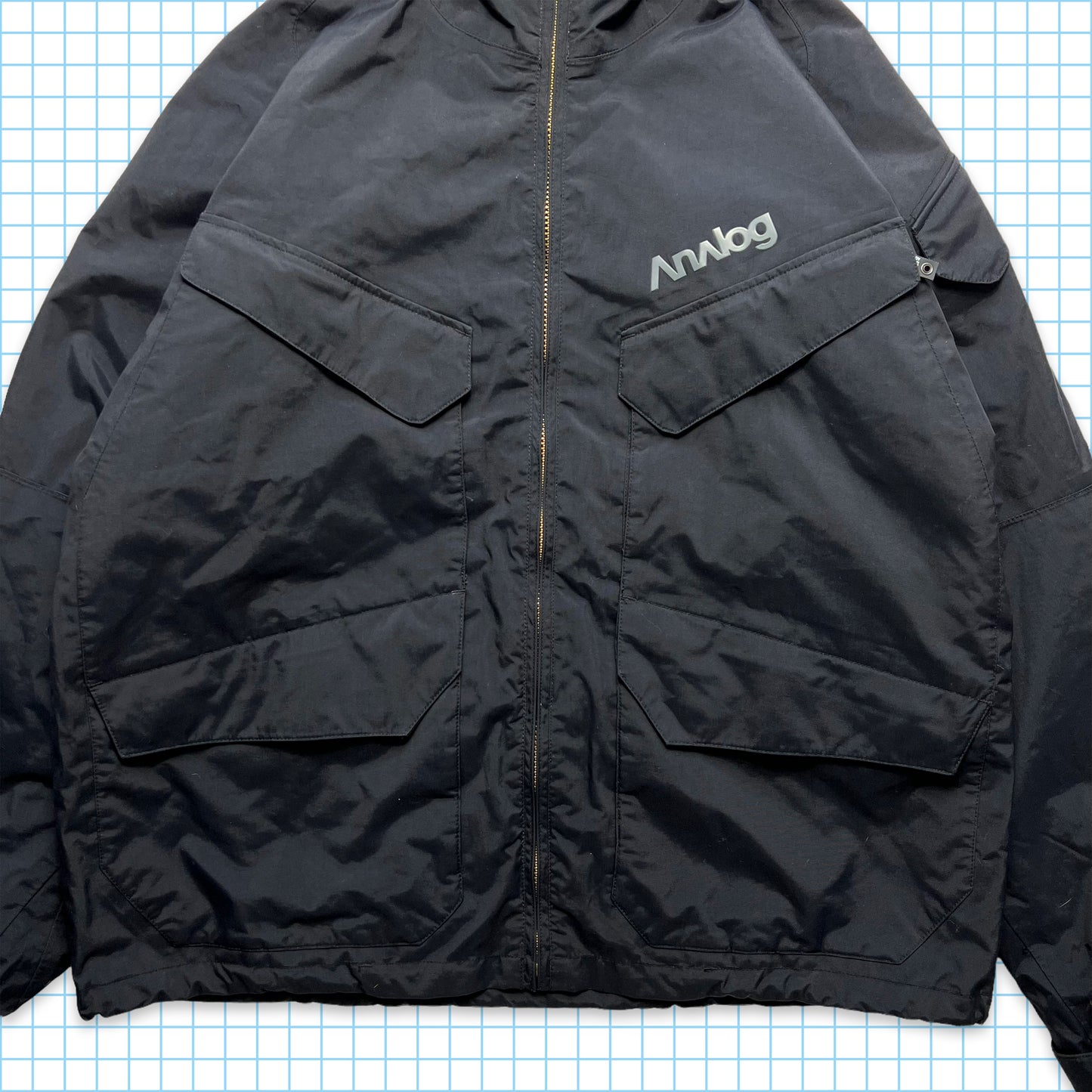 Analog Multi Pocket Stealth Black Jacket - Extra Large