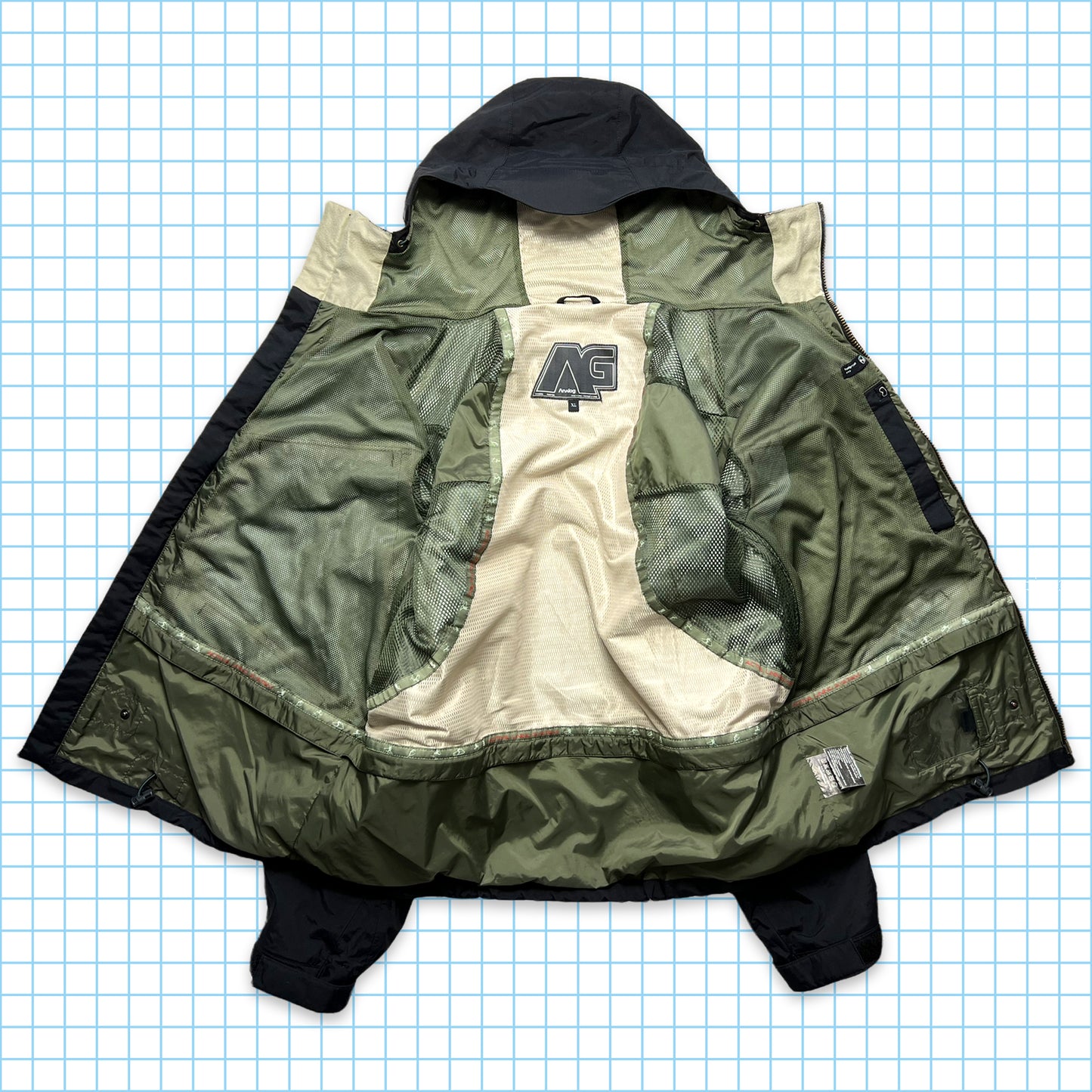 Analog Multi Pocket Stealth Black Jacket - Extra Large