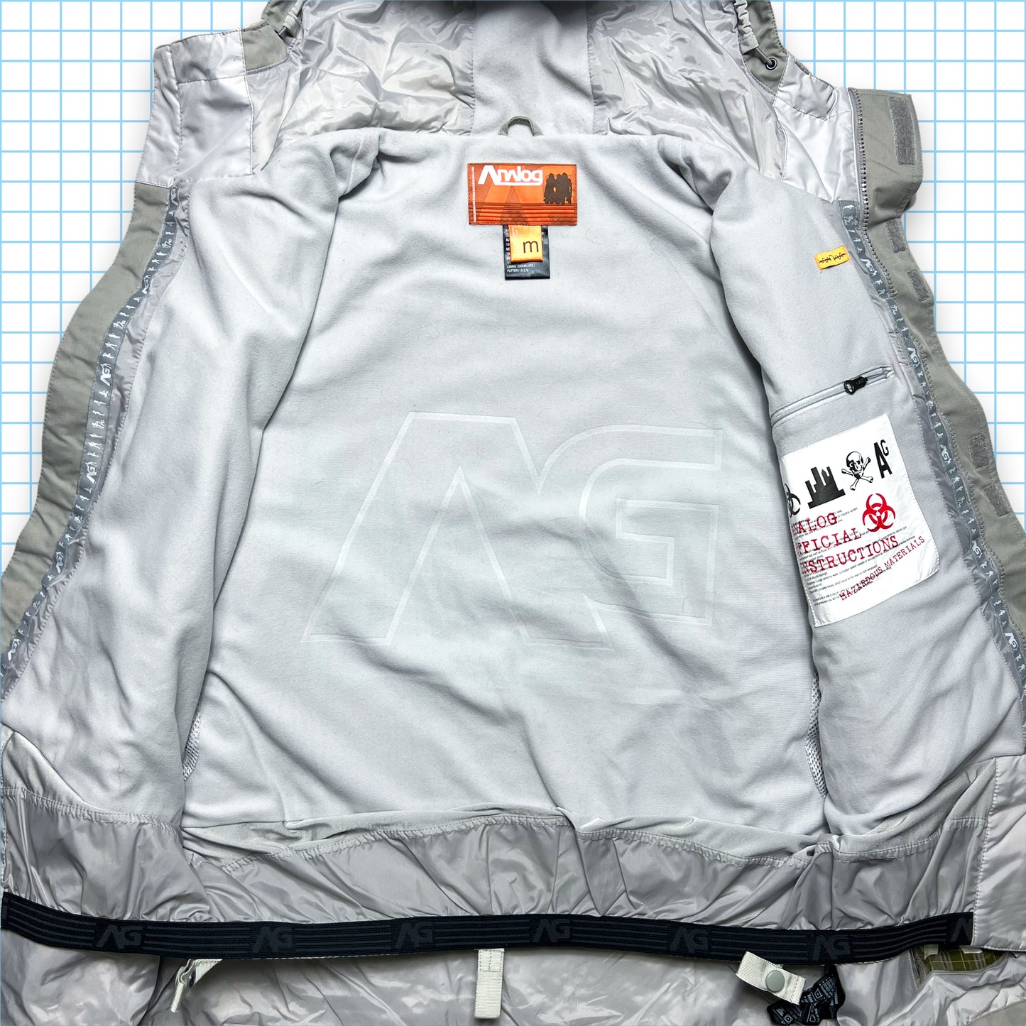 Early 00's Analog Biohazard Multi Pocket Jacket - Large / Extra Large