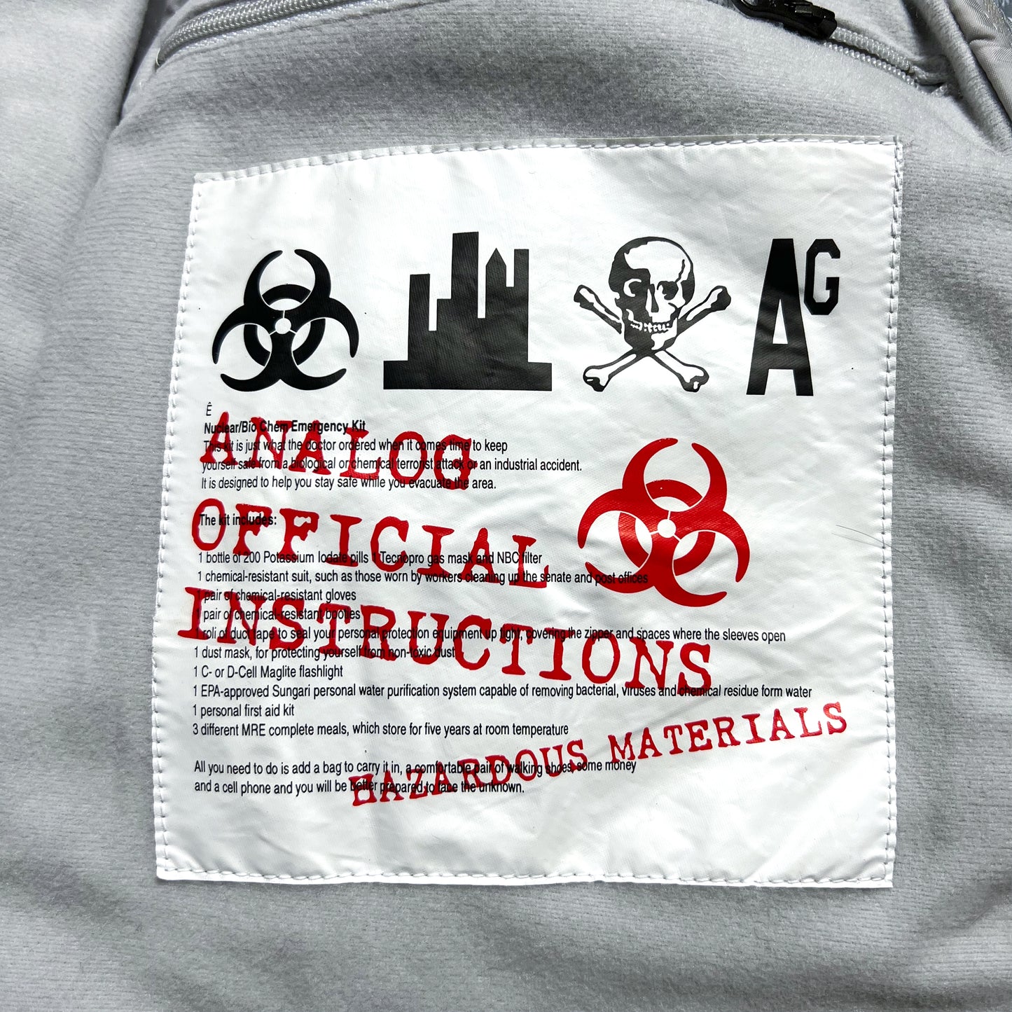 Early 00's Analog Biohazard Multi Pocket Jacket - Large / Extra Large