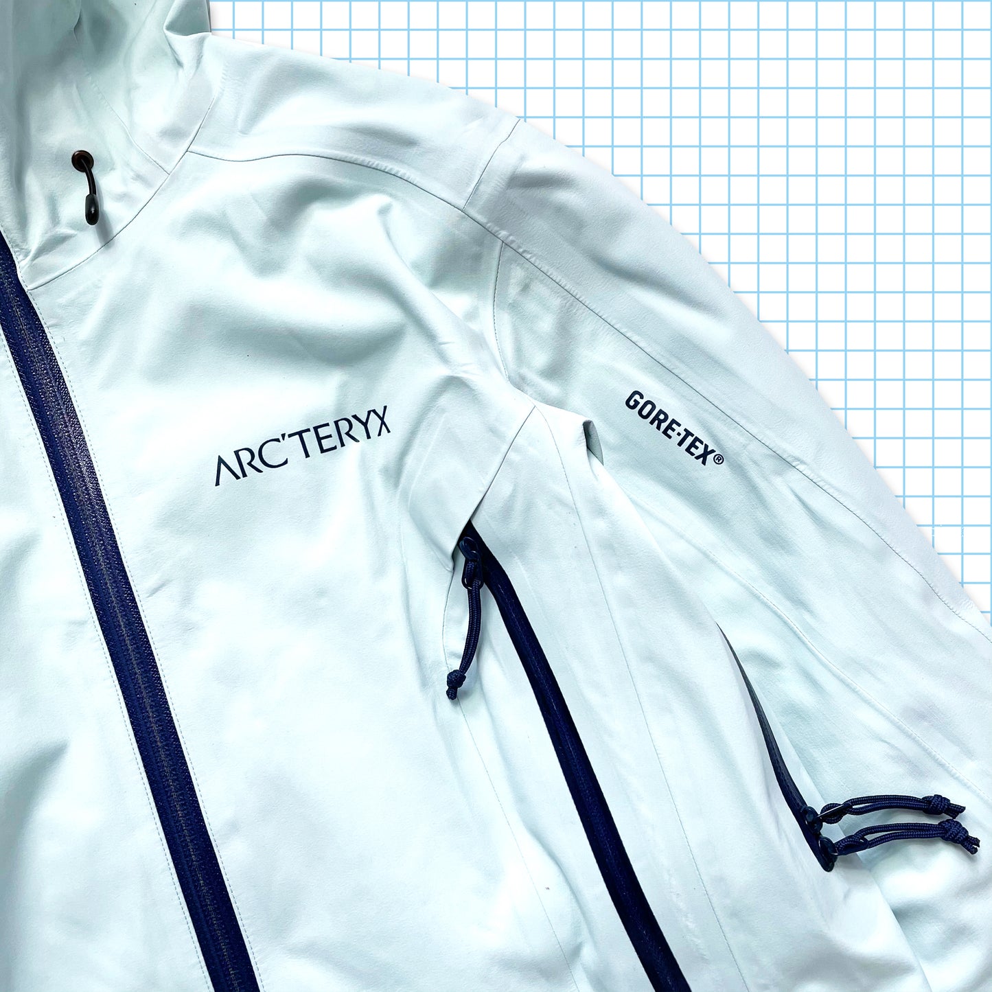 Arc'teryx Baby Blue Gore-Tex Wmns Stingray Outer Shell - Small / Medium