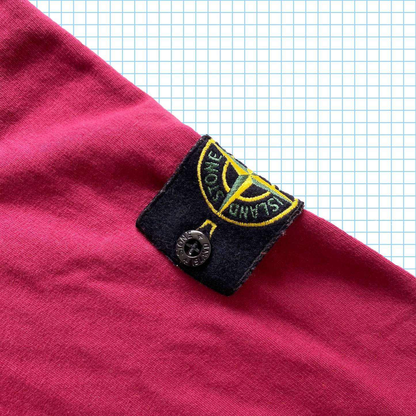 Stone Island Burgundy Crewneck AW18’ - Medium