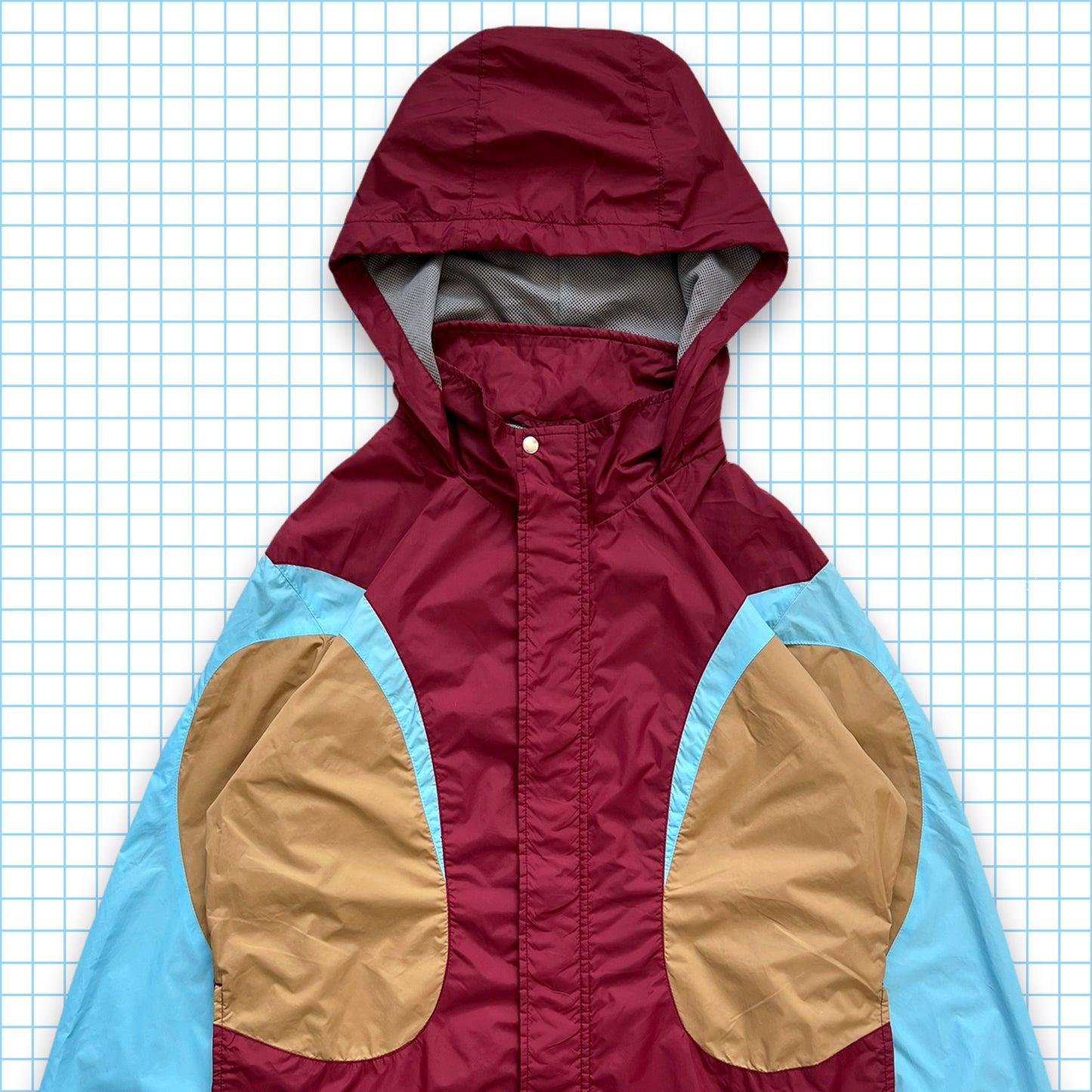 Comme Des Garcons Technical Curve Panelled Nylon Jacket SS09' - Medium