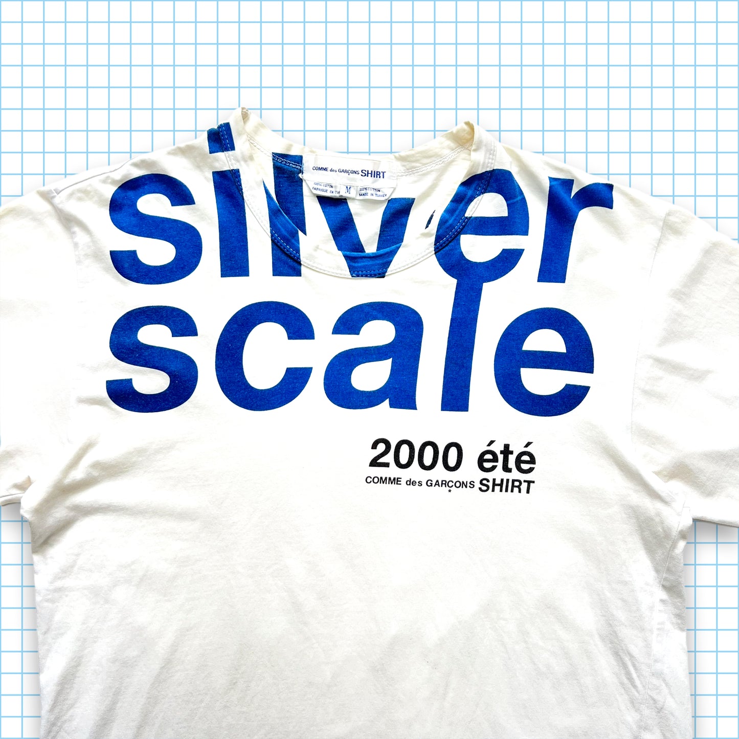 Comme des Garçons SHIRT SIlver Scale Tee SS00' - Small